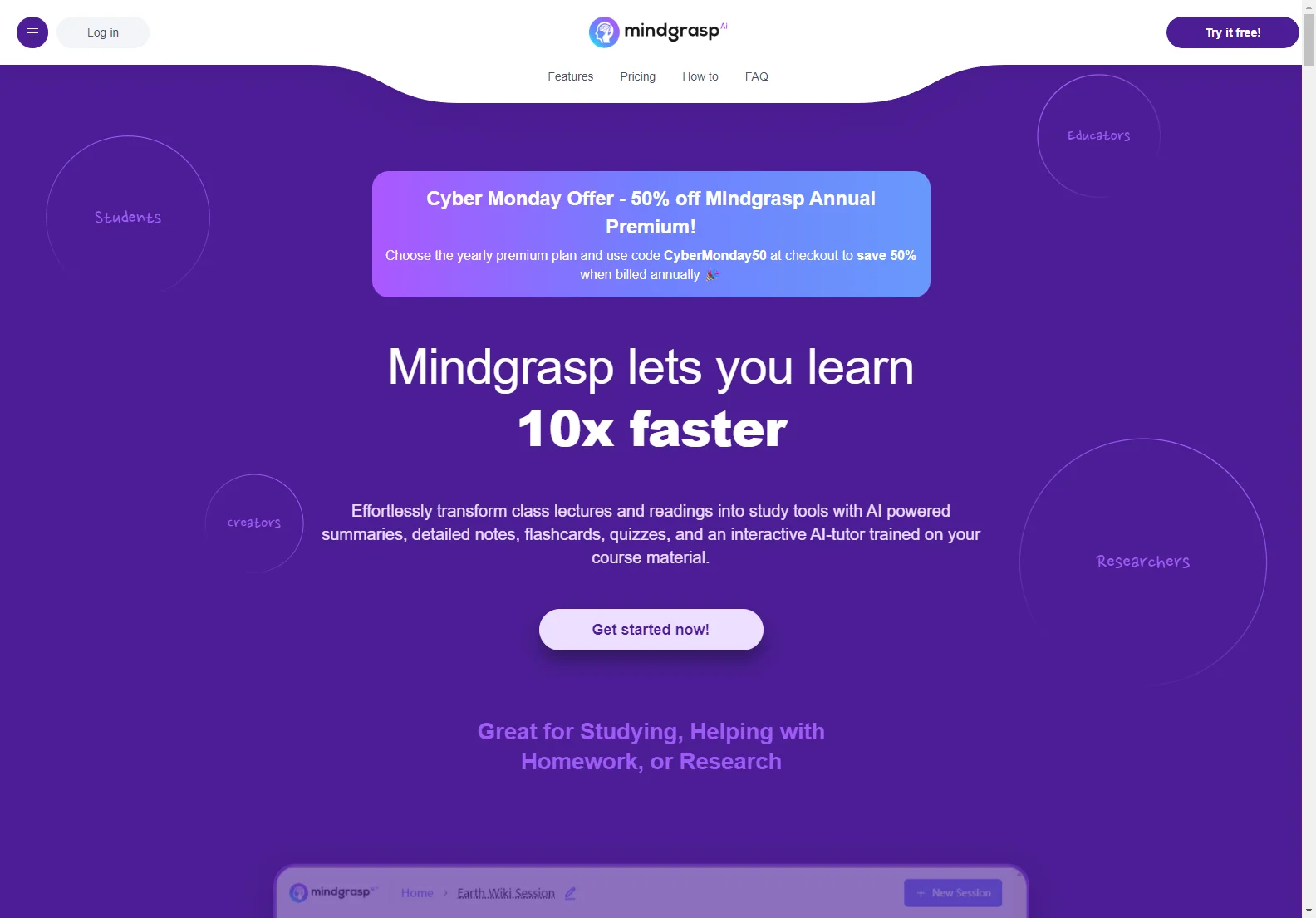 Mindgrasp: Accelerate Your Learning with AI