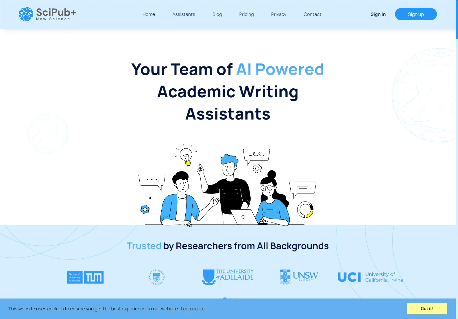 SciPub+: Empowering Academic Writers with AI