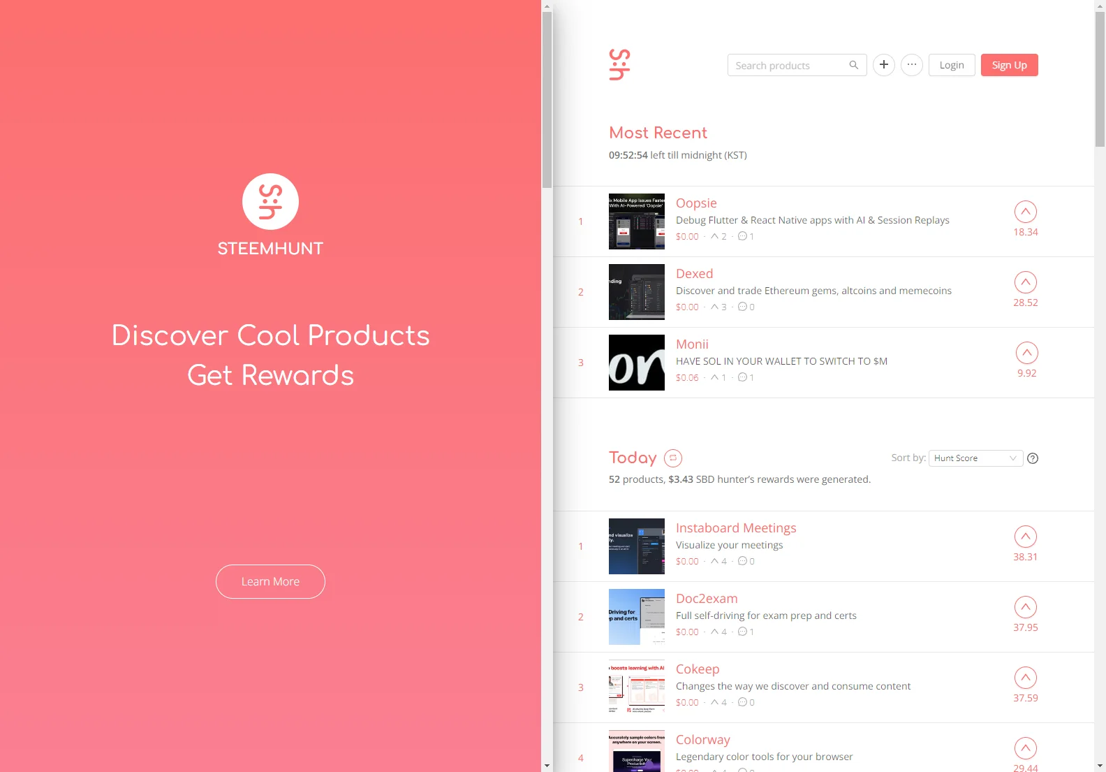 Steemhunt - Uncover Cool Products and Earn Rewards