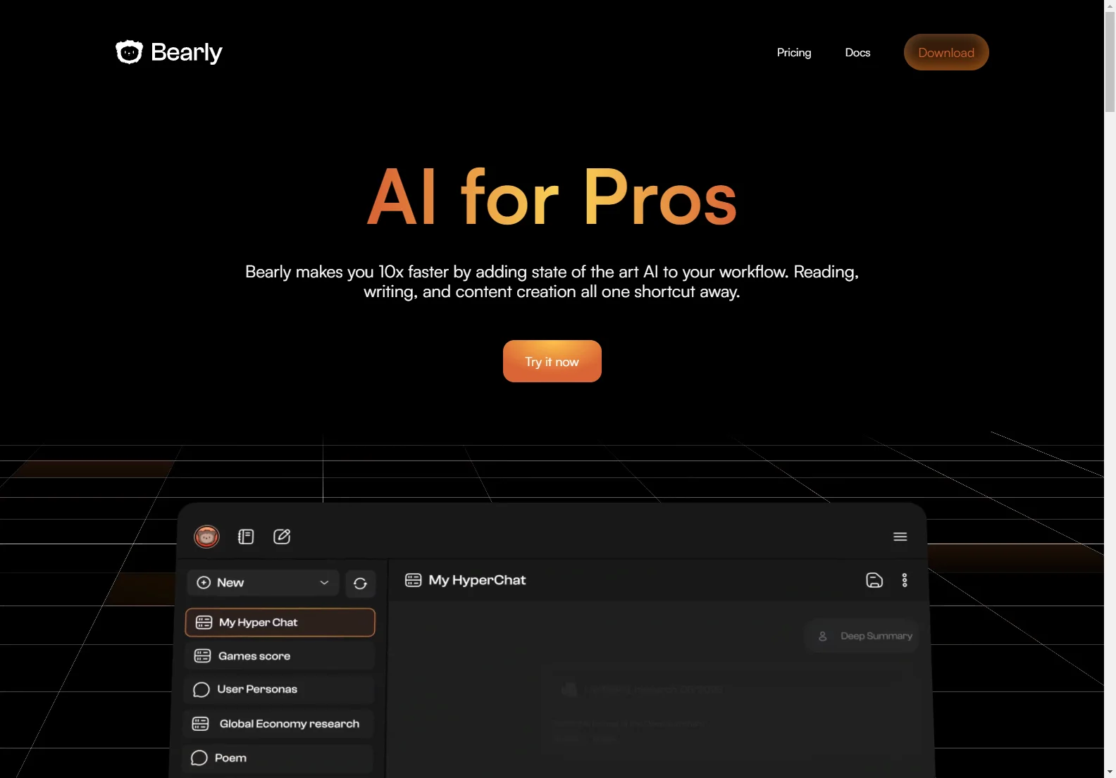 Bearly: The AI Tool That Puts the World's Best AI at Your Fingertips