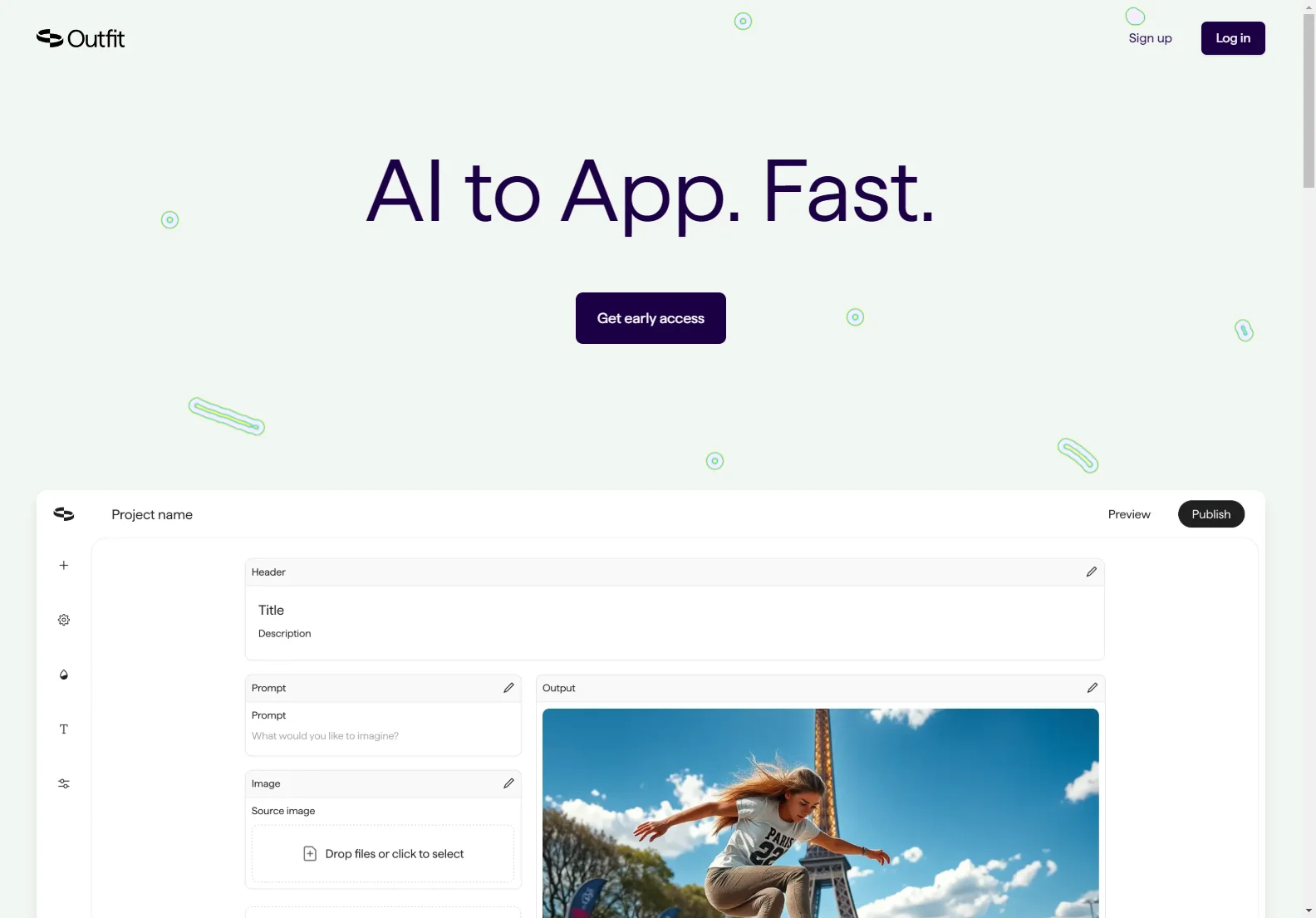 Outfit: Revolutionizing AI App Interfaces