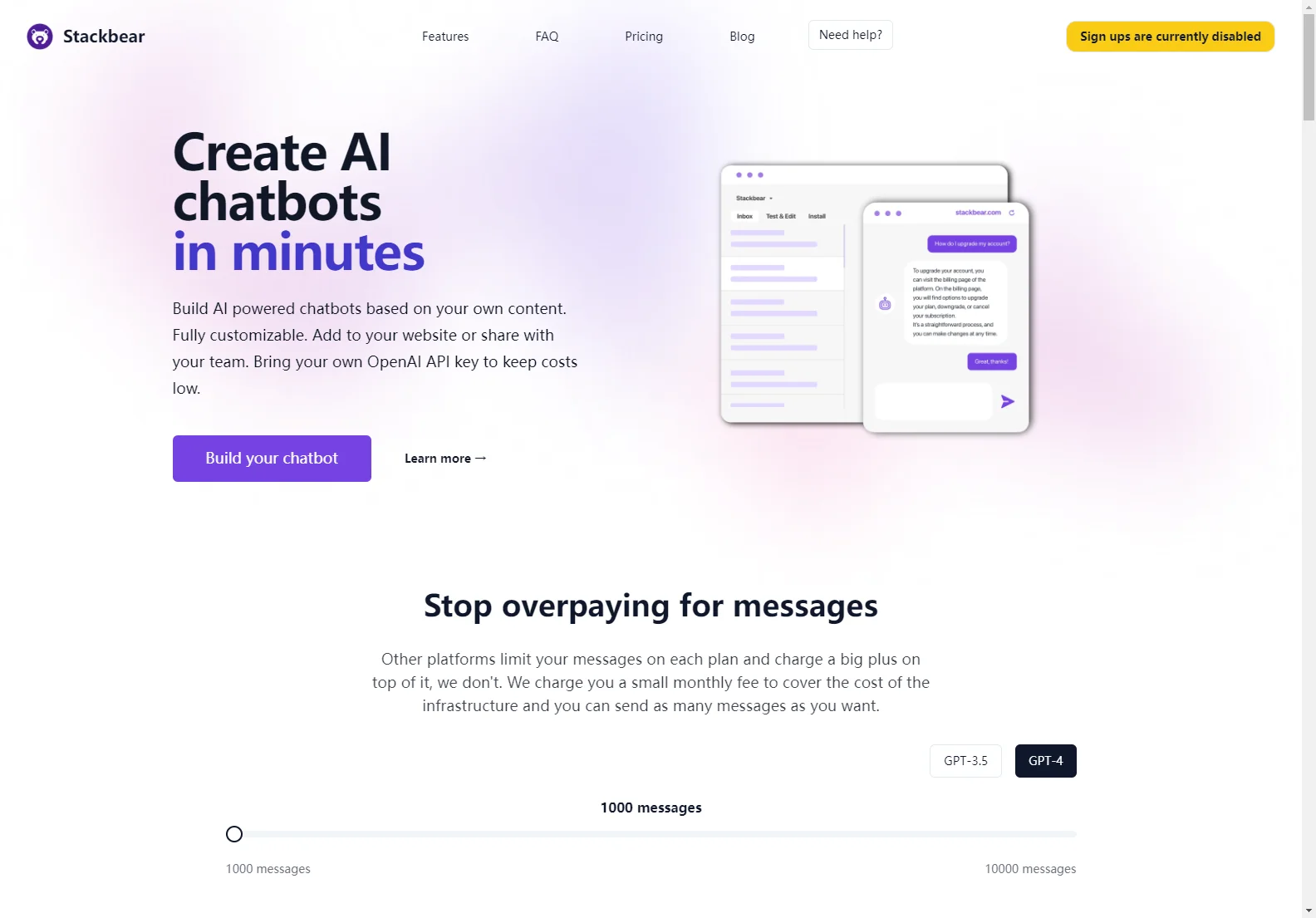 Build Custom AI Chatbots with Stackbear: Revolutionize Communication