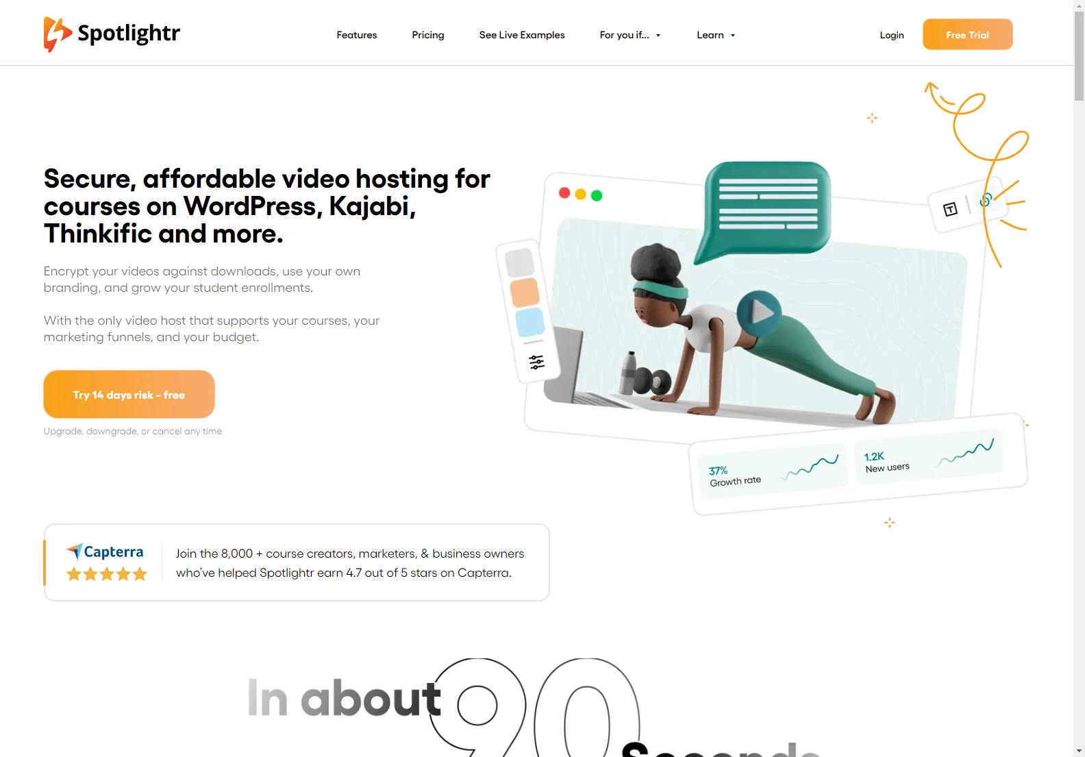 Spotlightr: Secure Video Hosting for Course Creators