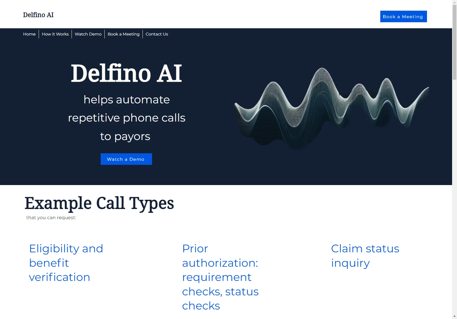 delfino.ai: Automating Payor Calls for Time and Resource Savings