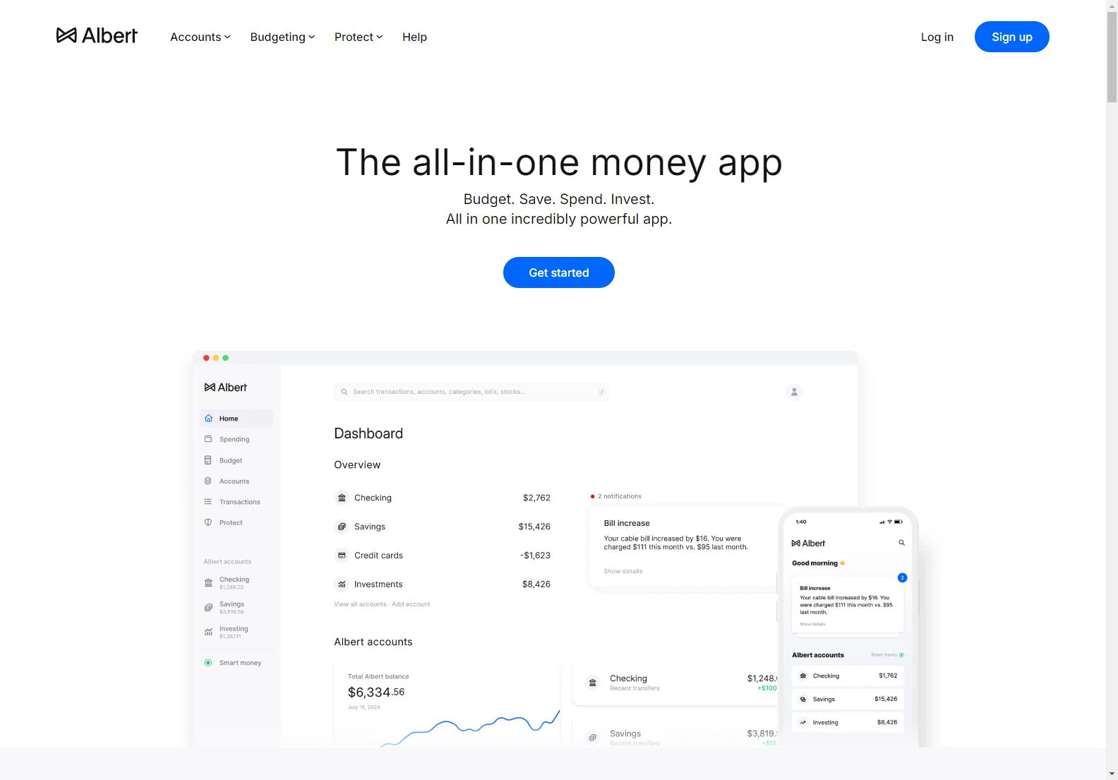 Albert: Your Comprehensive Financial Solution