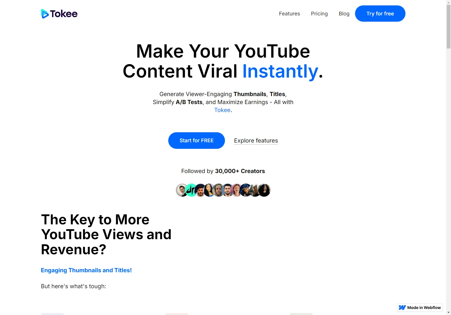 Tokee: Unlock Instant Viral Growth for Your YouTube Videos and Maximize Earnings