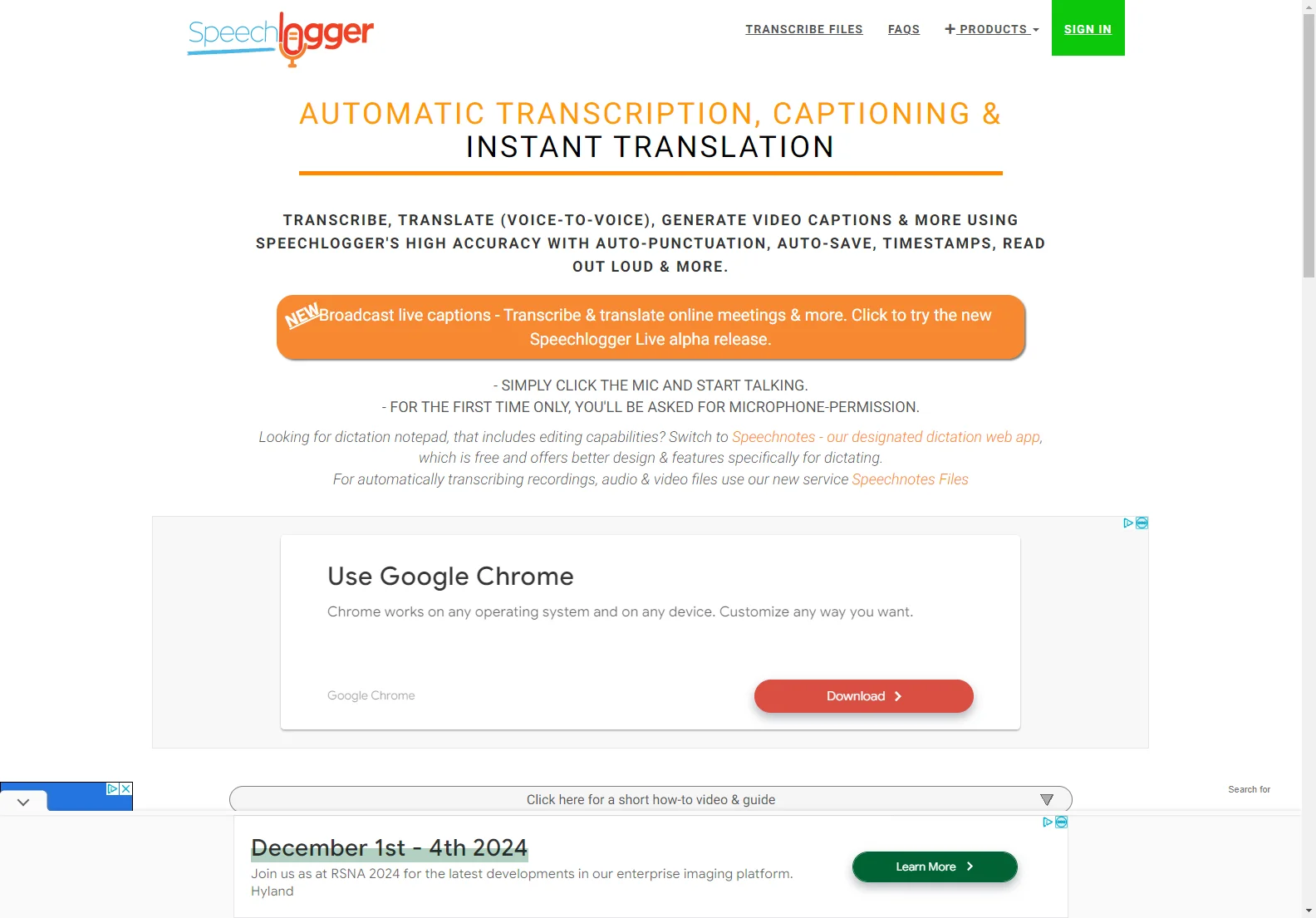 Unleash the Power of Speechlogger for Seamless Transcription & Translation