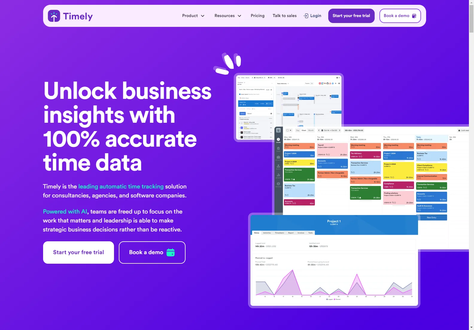 Timely: The AI-Powered Time Tracking Solution for Business Growth