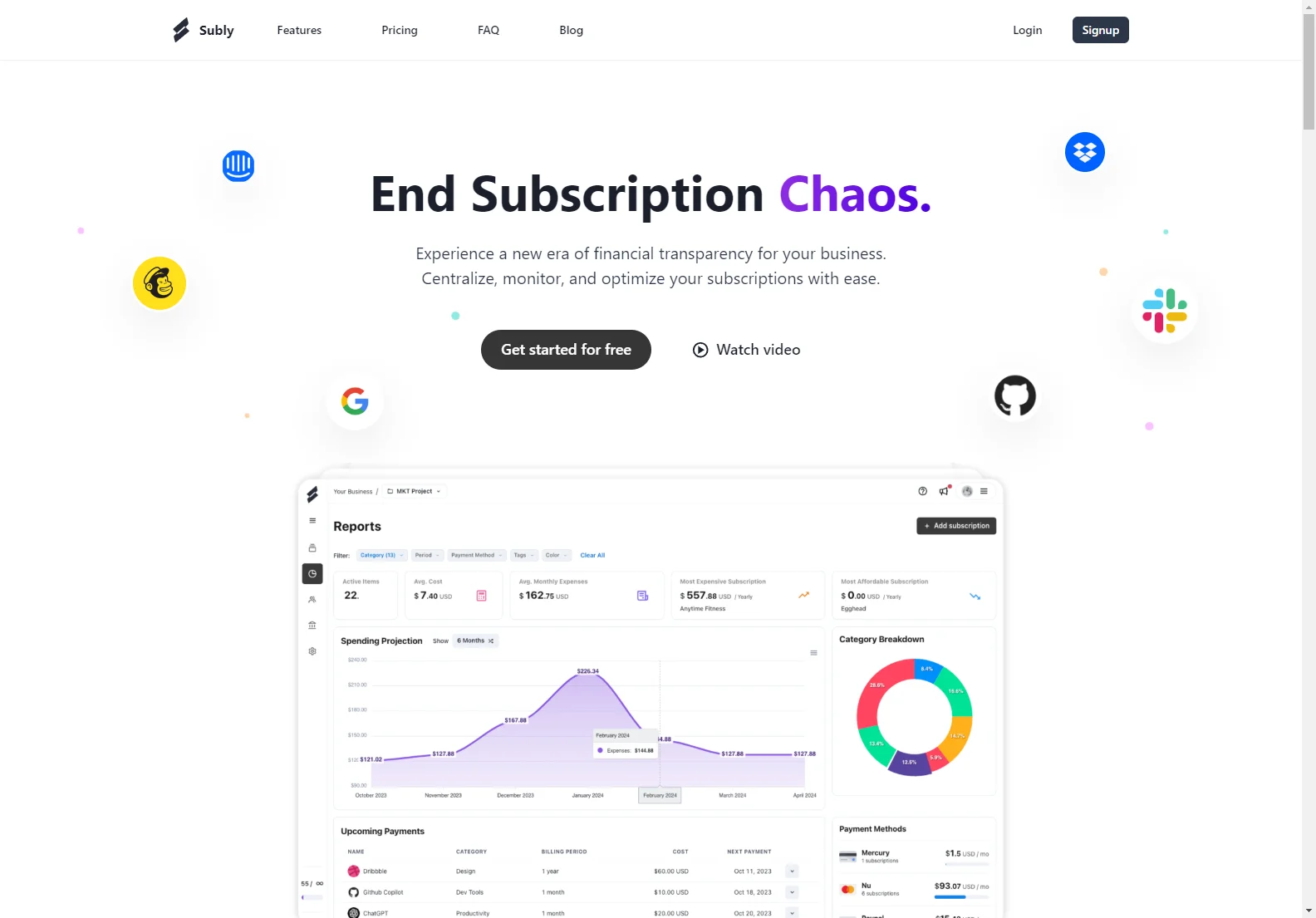 Subly - Optimize Your Subscription Management