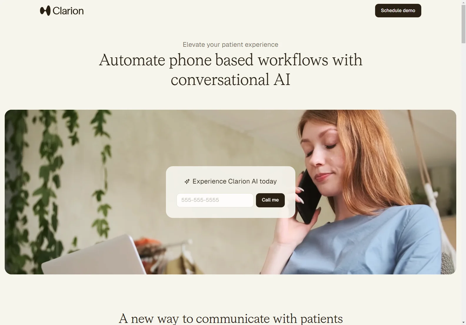 Clarion: Transform Healthcare with Conversational AI