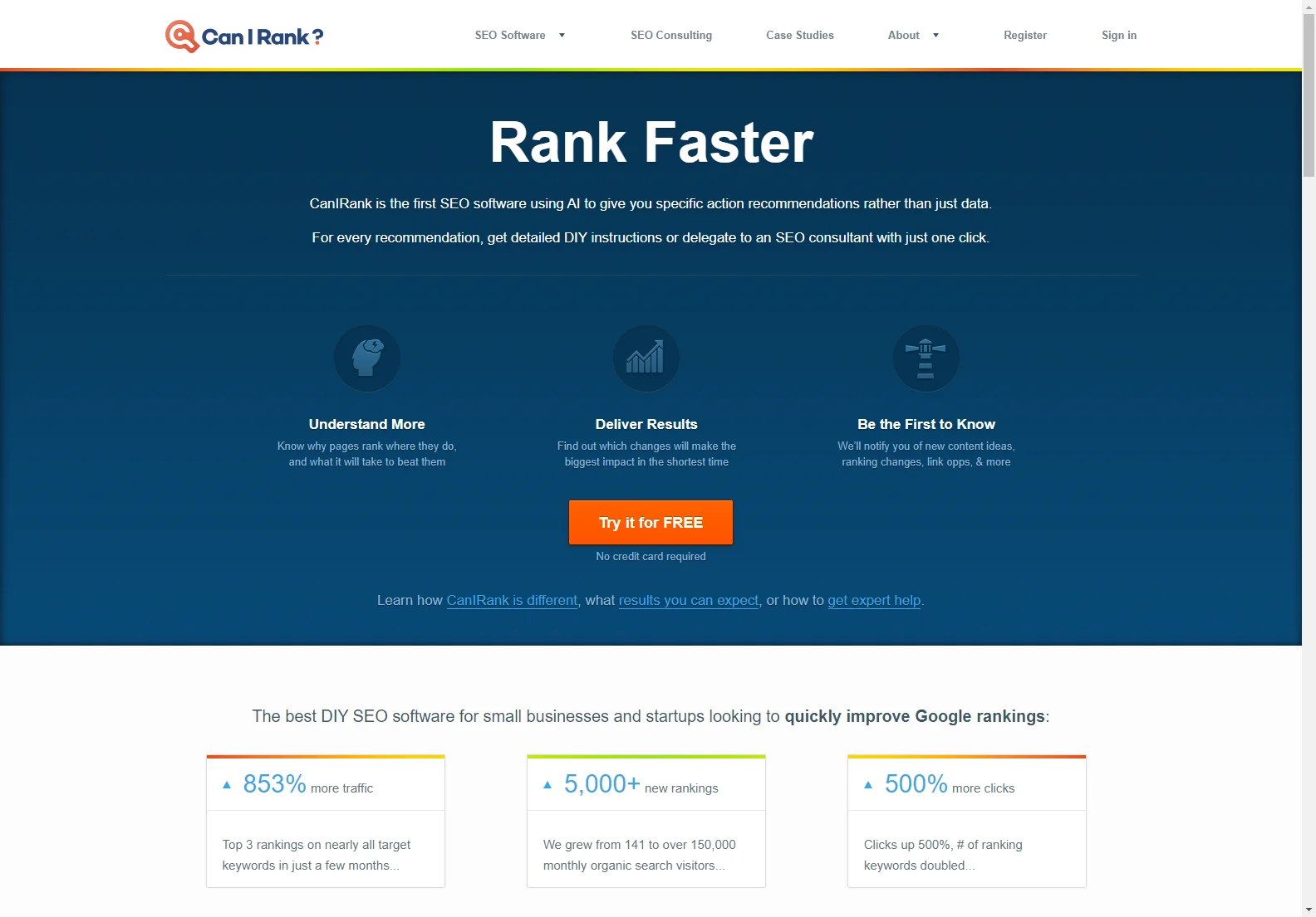 Rank Faster with CanIRank: The Ultimate SEO Software for Small Businesses