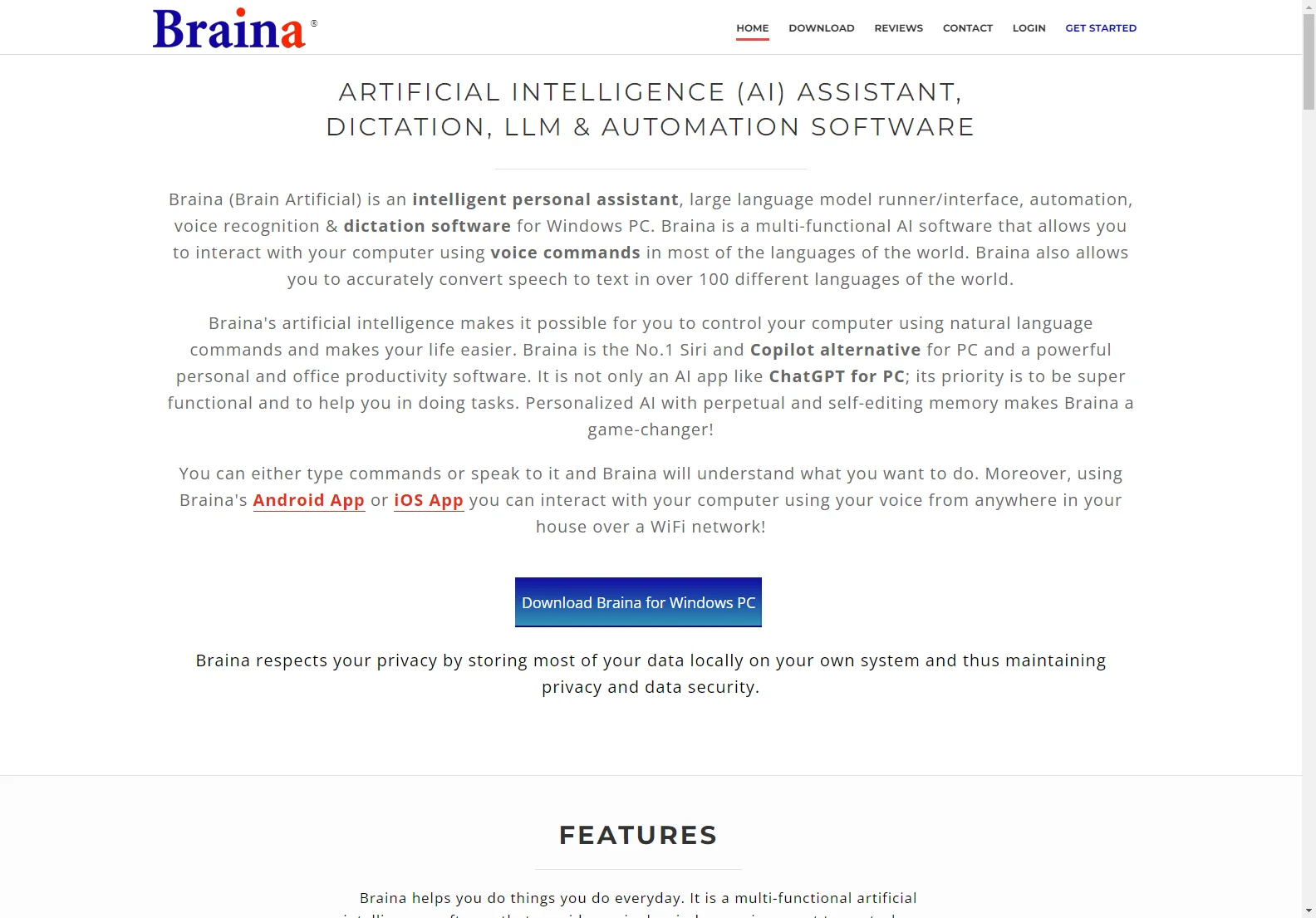 Braina: Revolutionizing PC Productivity with AI