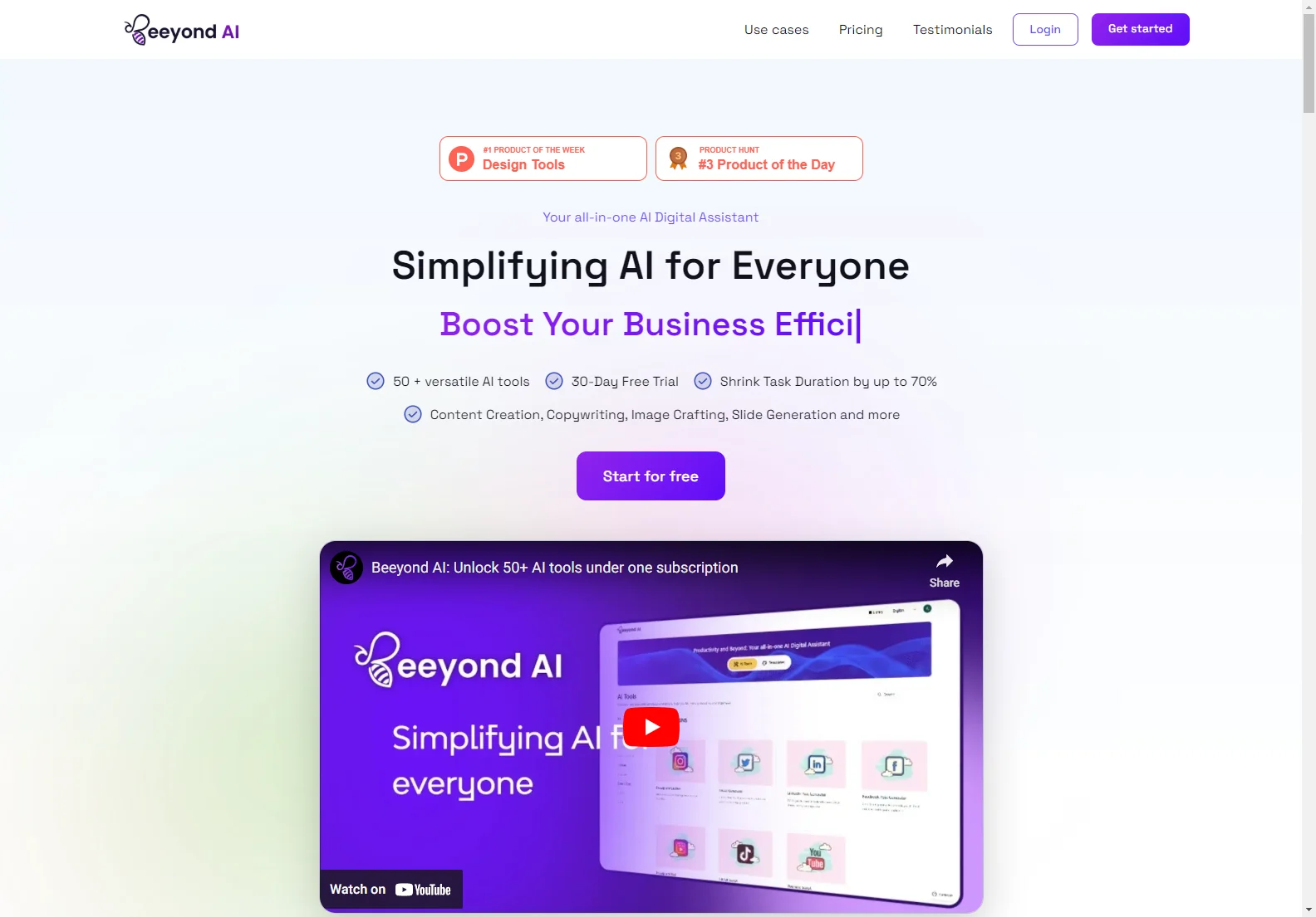 Beeyond AI: Simplifying AI to Boost Productivity and Creativity