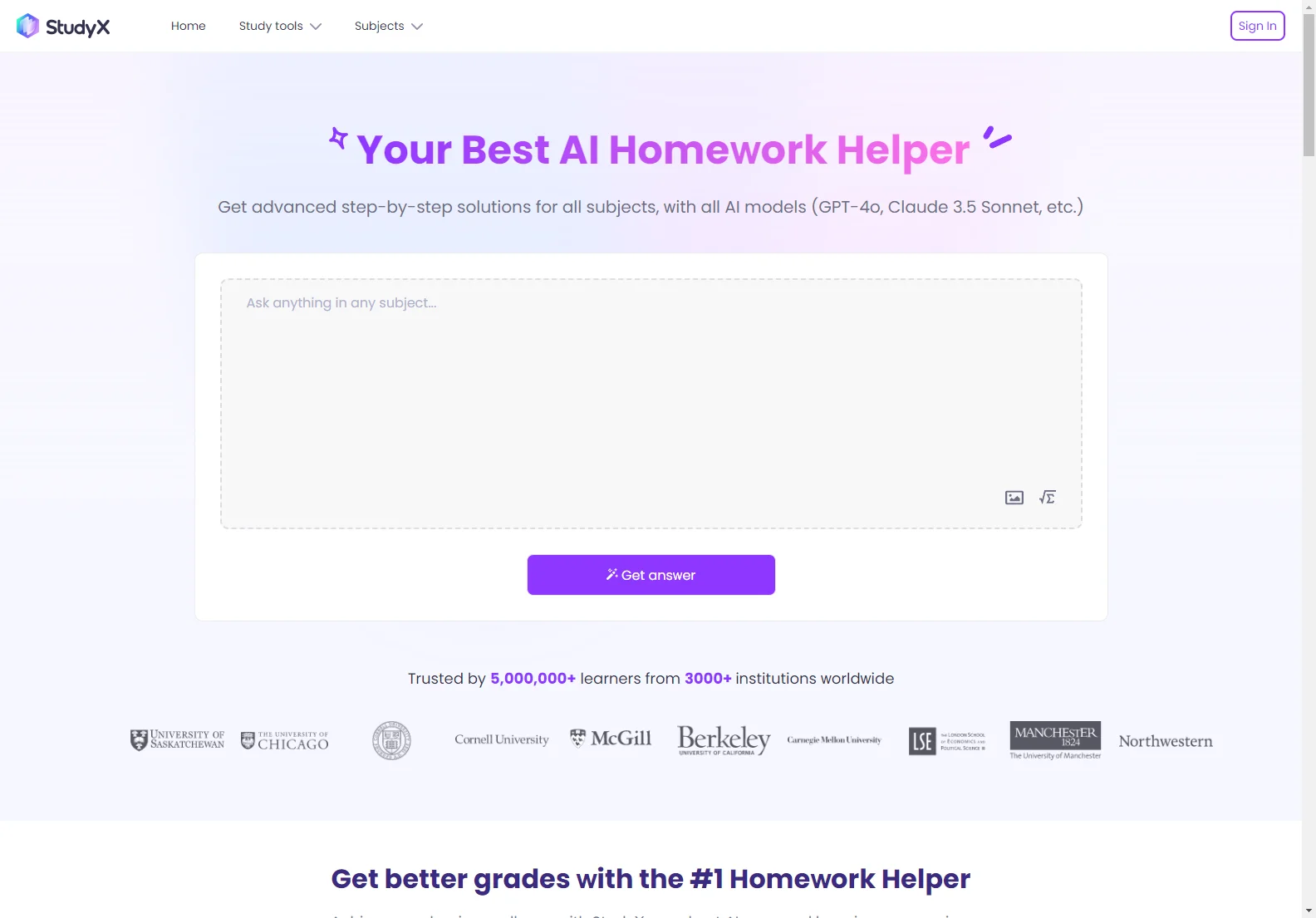 StudyX.AI: The Ultimate AI Homework Helper