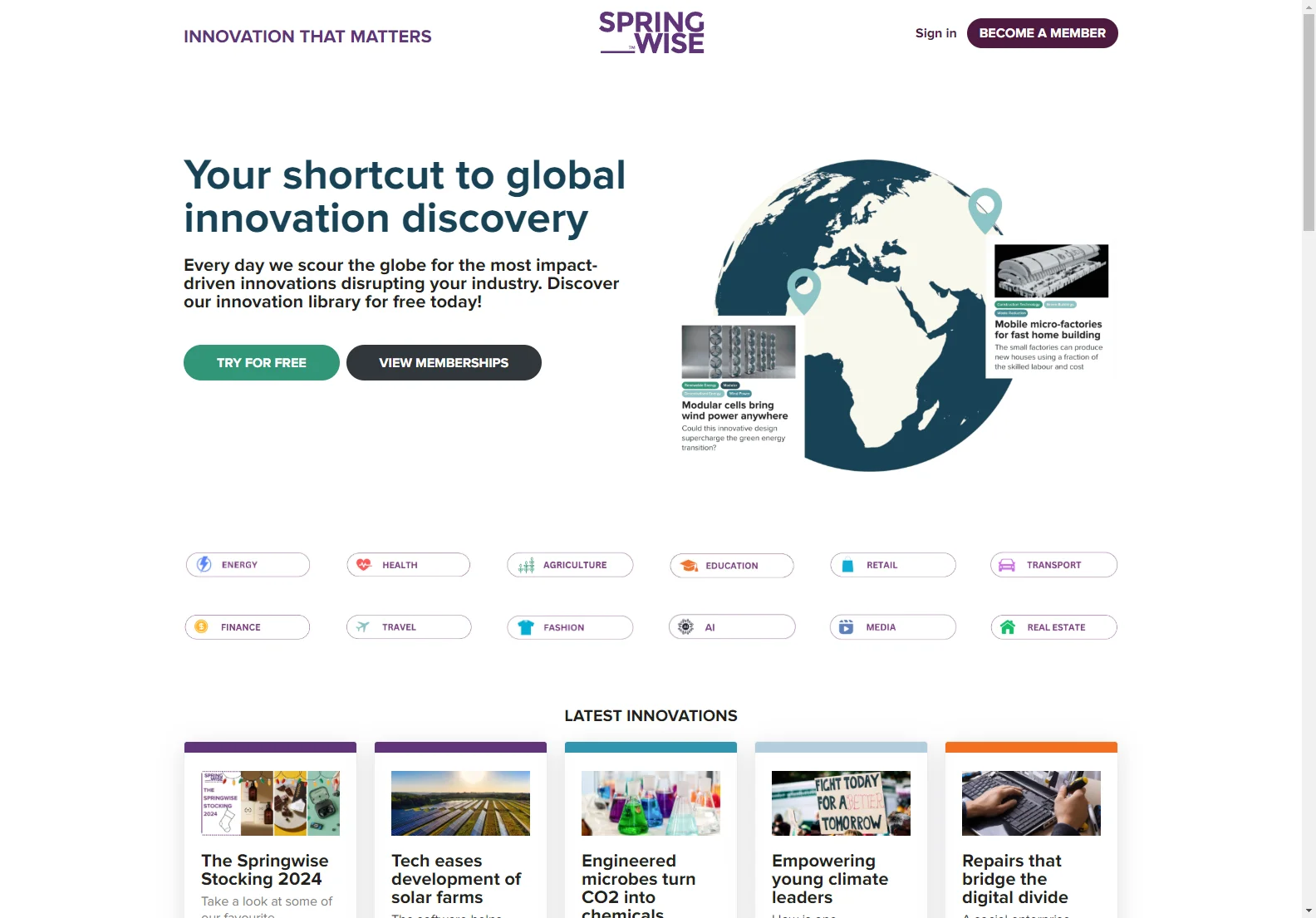 Springwise: Your Gateway to Global Innovation