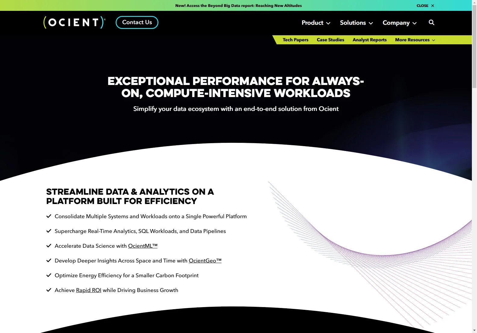 Ocient: Empowering Business with Advanced Data Analytics