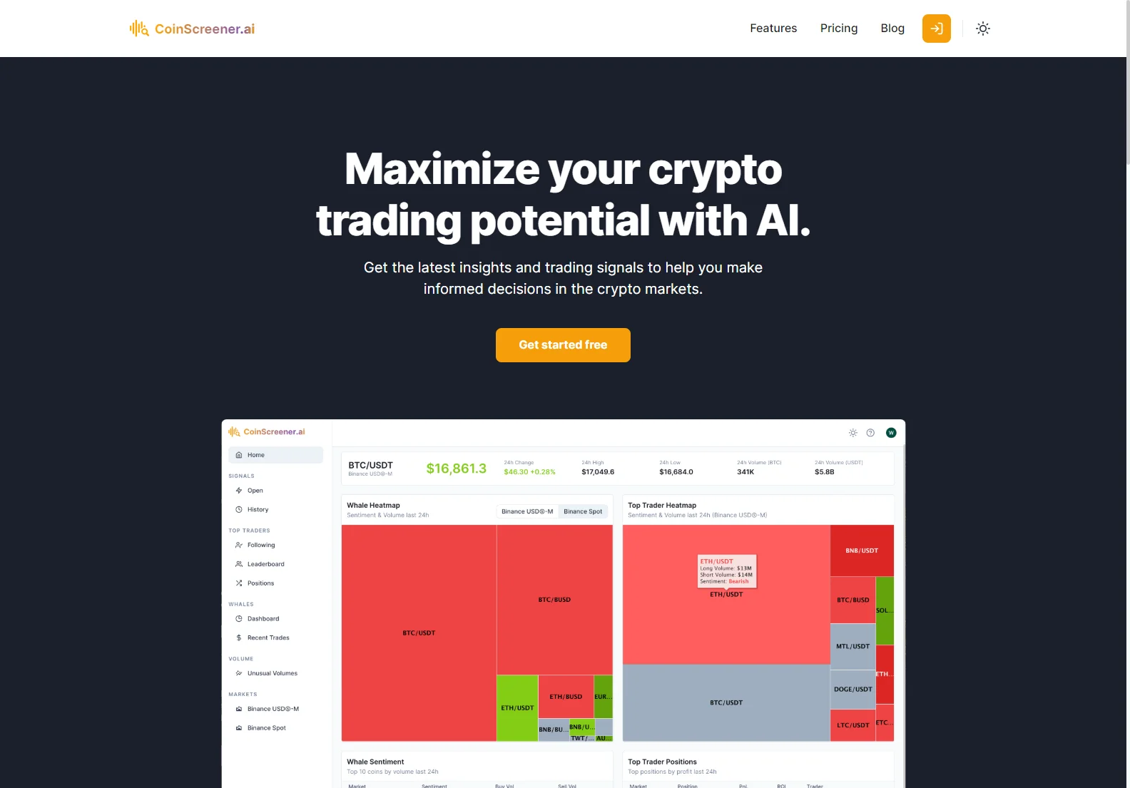 CoinScreener.ai: Unleashing Crypto Trading Potential with AI