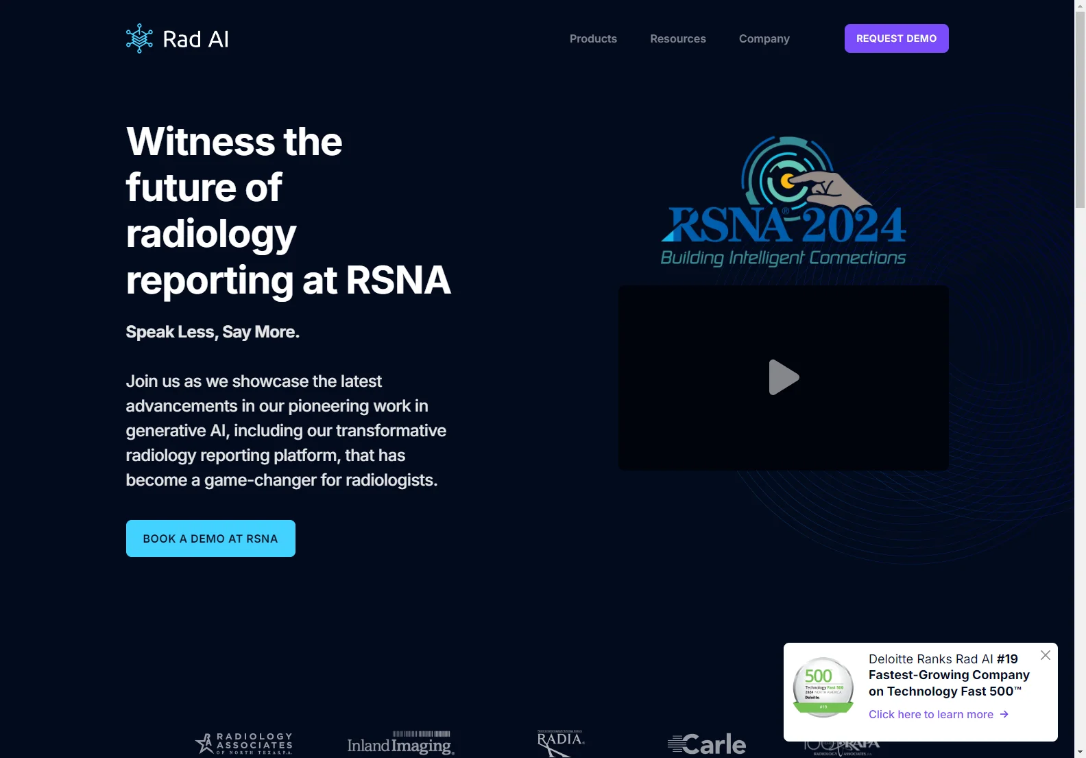 Rad AI: Revolutionizing Radiology with AI-Powered Efficiency