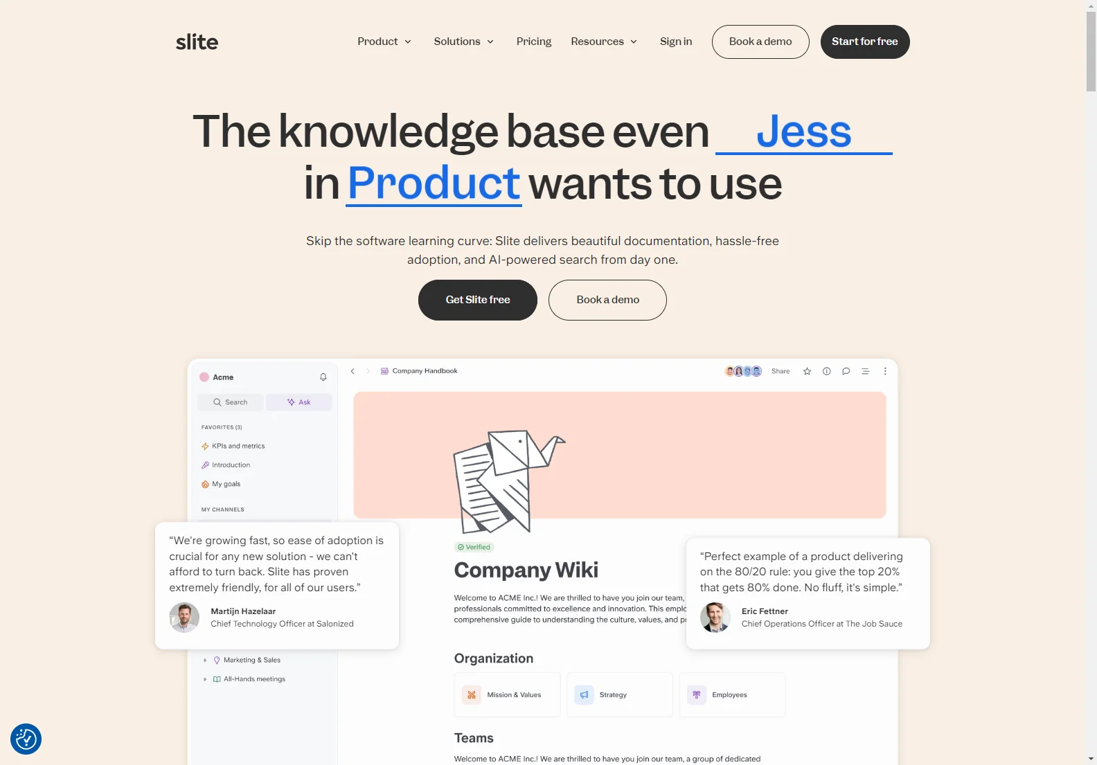 Slite: The AI-Powered Knowledge Base Revolution