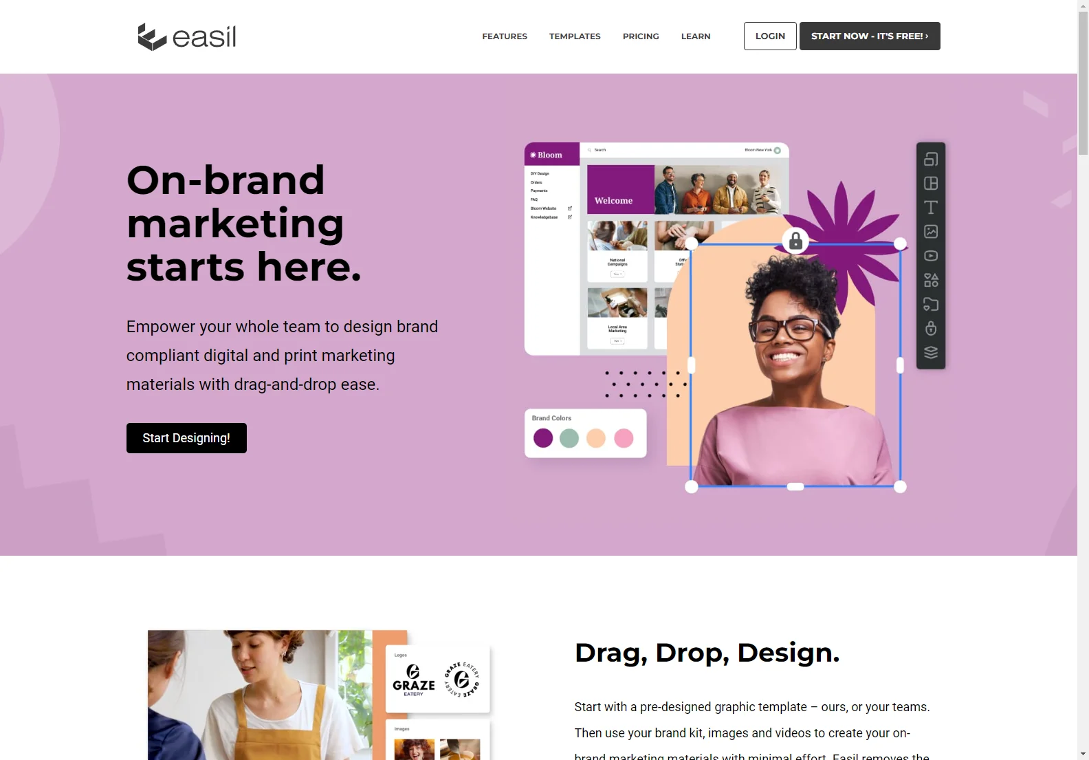 Easil: Empowering Branding with AI-Powered Design Tools