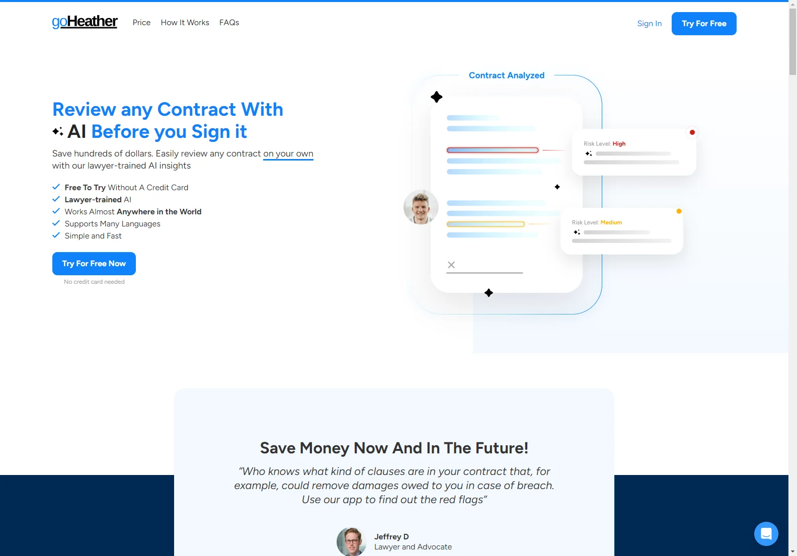 AI Contract Review with goHeather: Save Time and Money