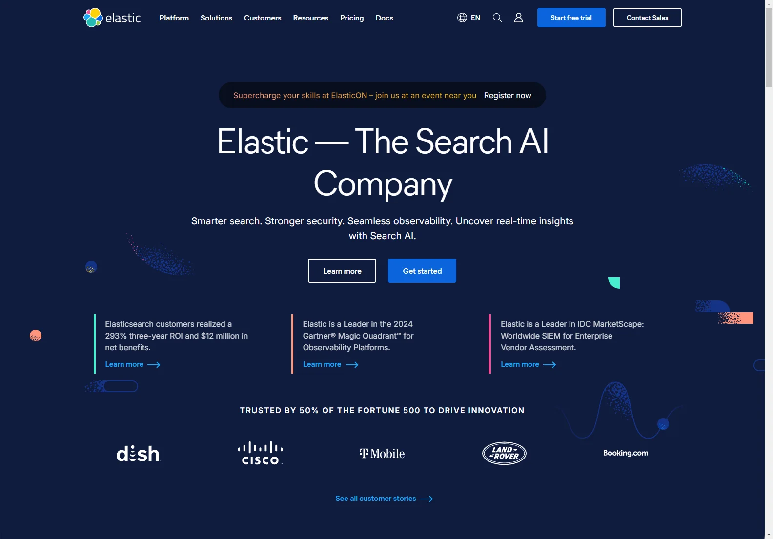 Elastic — The Search AI Company: Smarter Search, Stronger Security & Seamless Observability