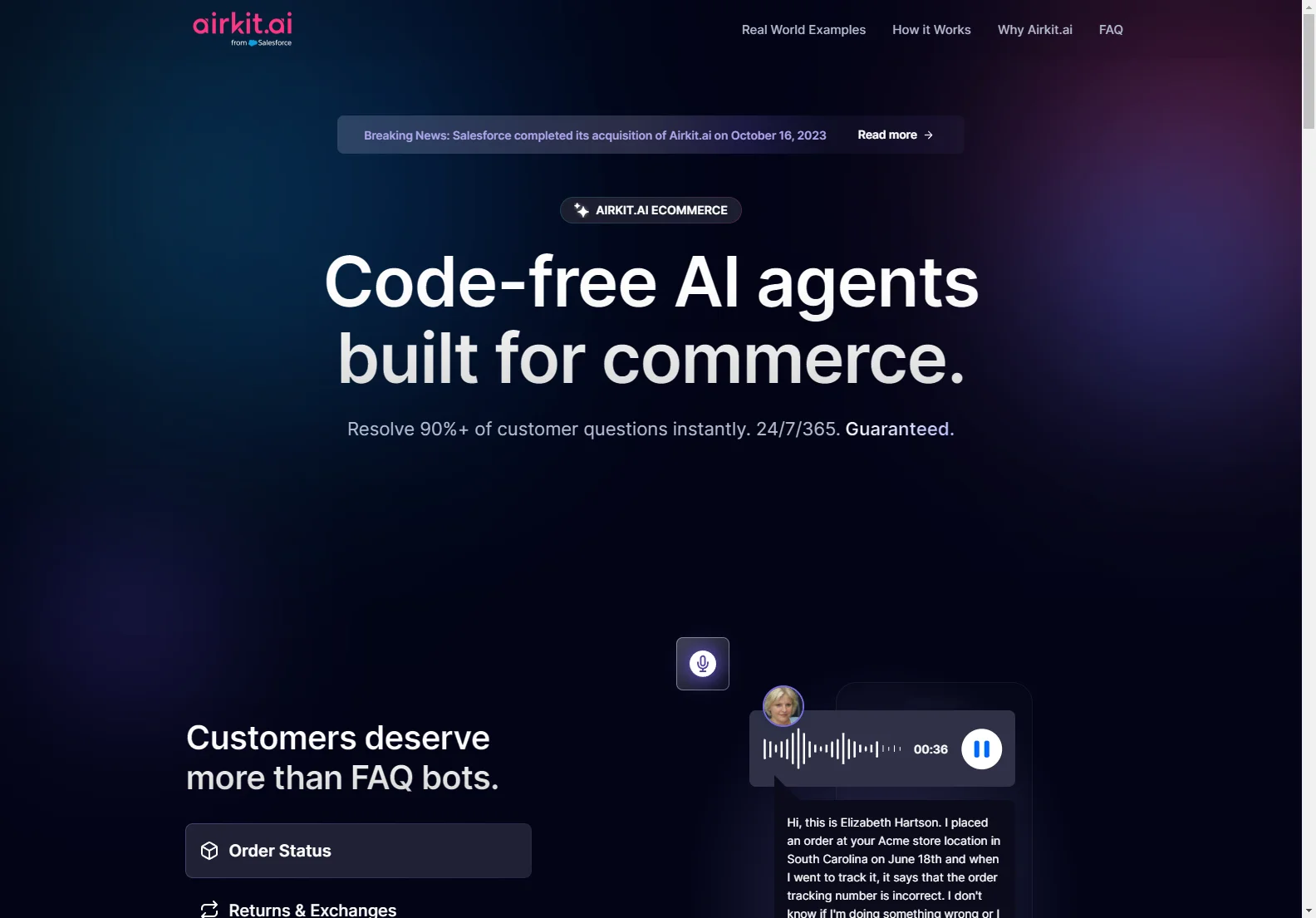 Airkit.ai eCommerce: Transforming Customer Service