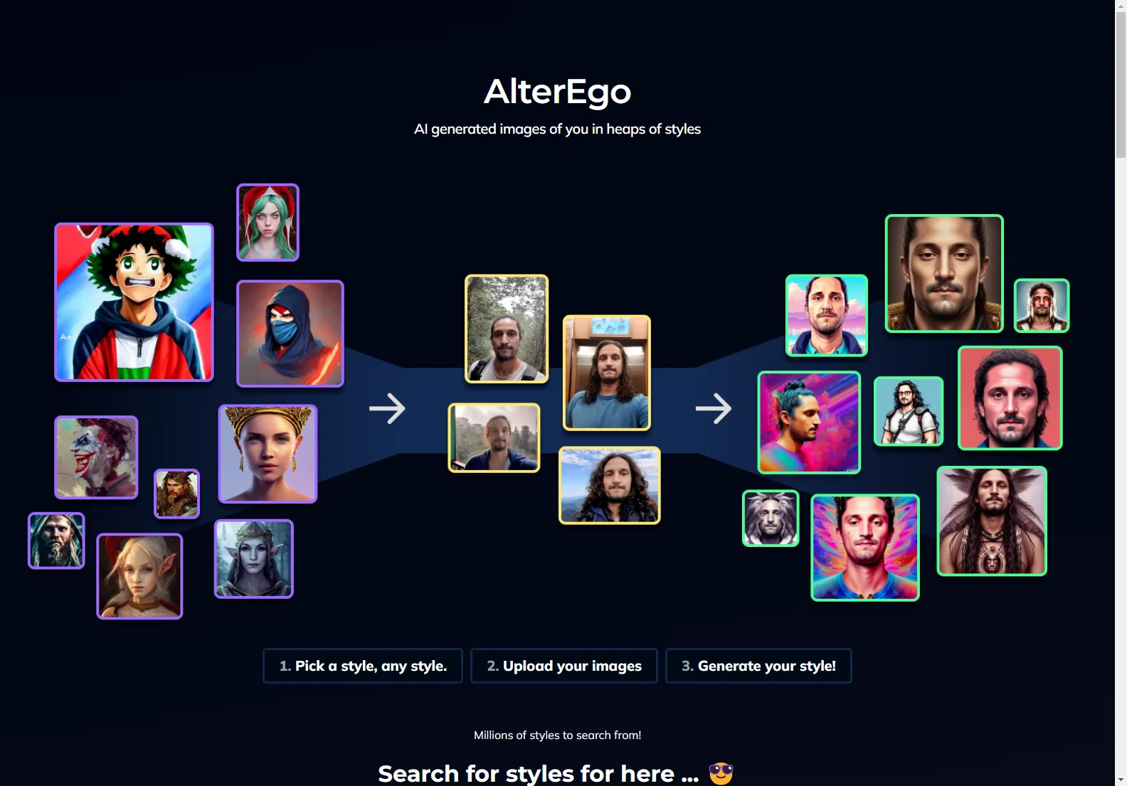 AlterEgo: Unleash Your Creativity with AI Image Generation