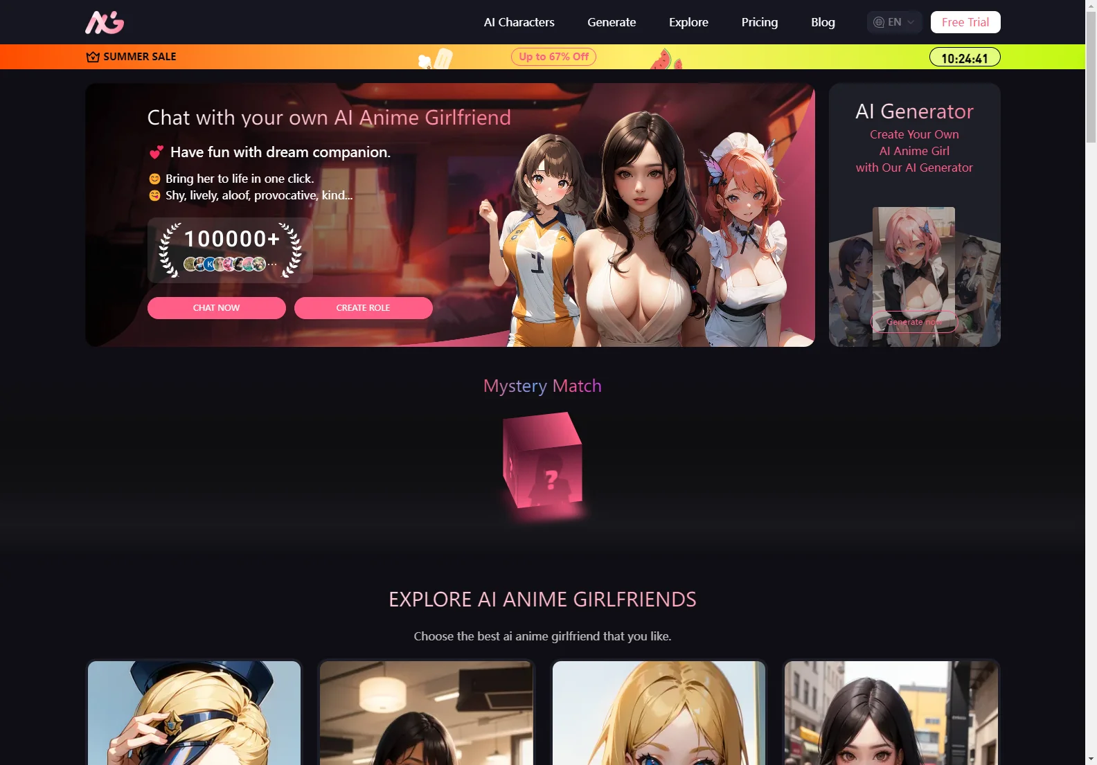 AI Anime Girlfriend: Unleash Your Anime Imagination