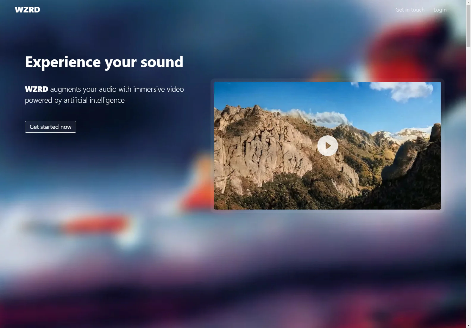 WZRD - Elevate Your Music with AI-Powered Visuals