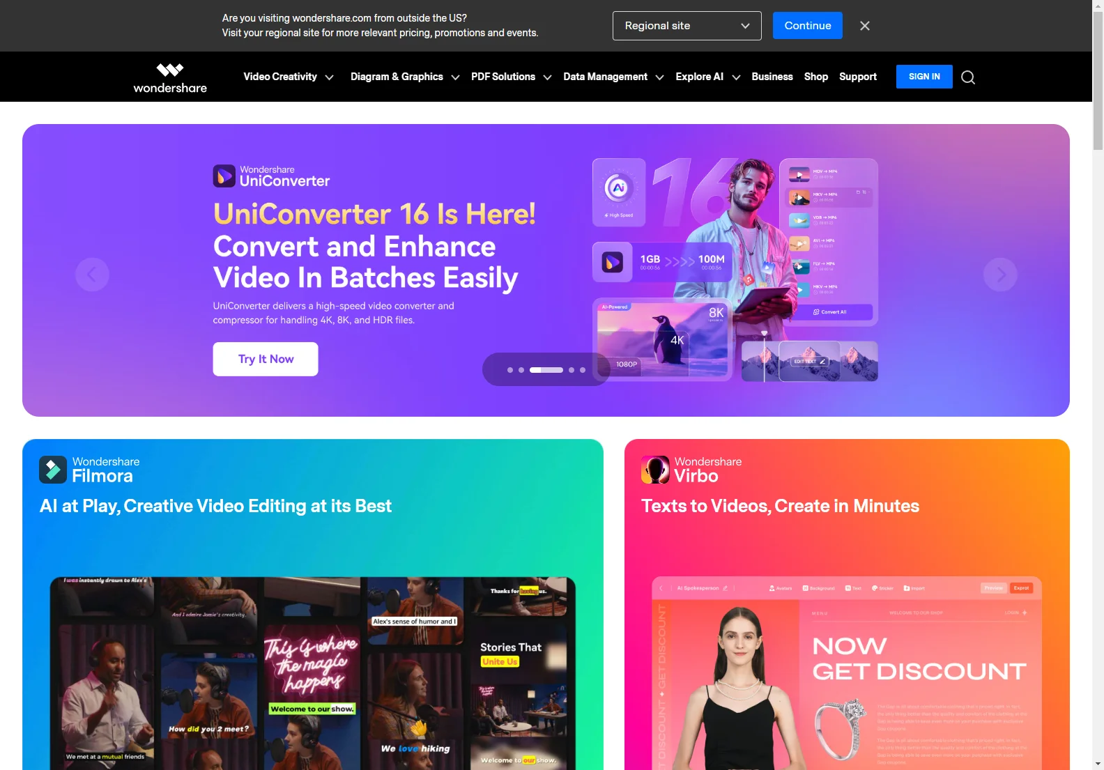 Wondershare: Empowering Content Creation with AI Across Formats