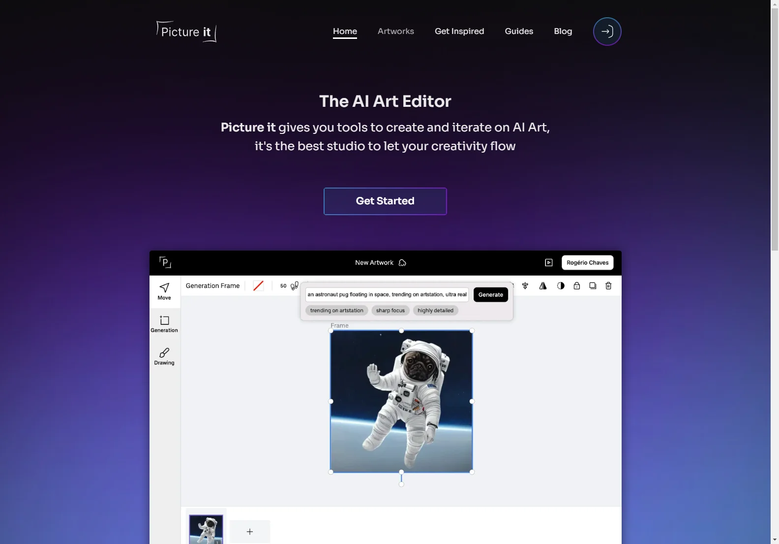 Picture it - Unleash Your Creativity with AI Art Editor