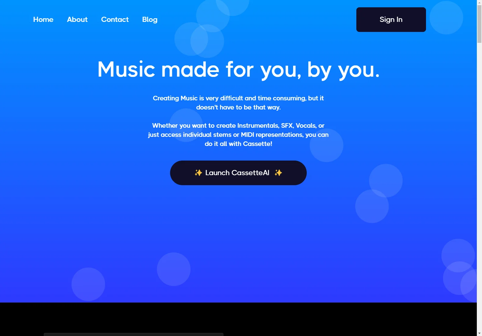 CassetteAI: Unleashing Your Musical Creativity