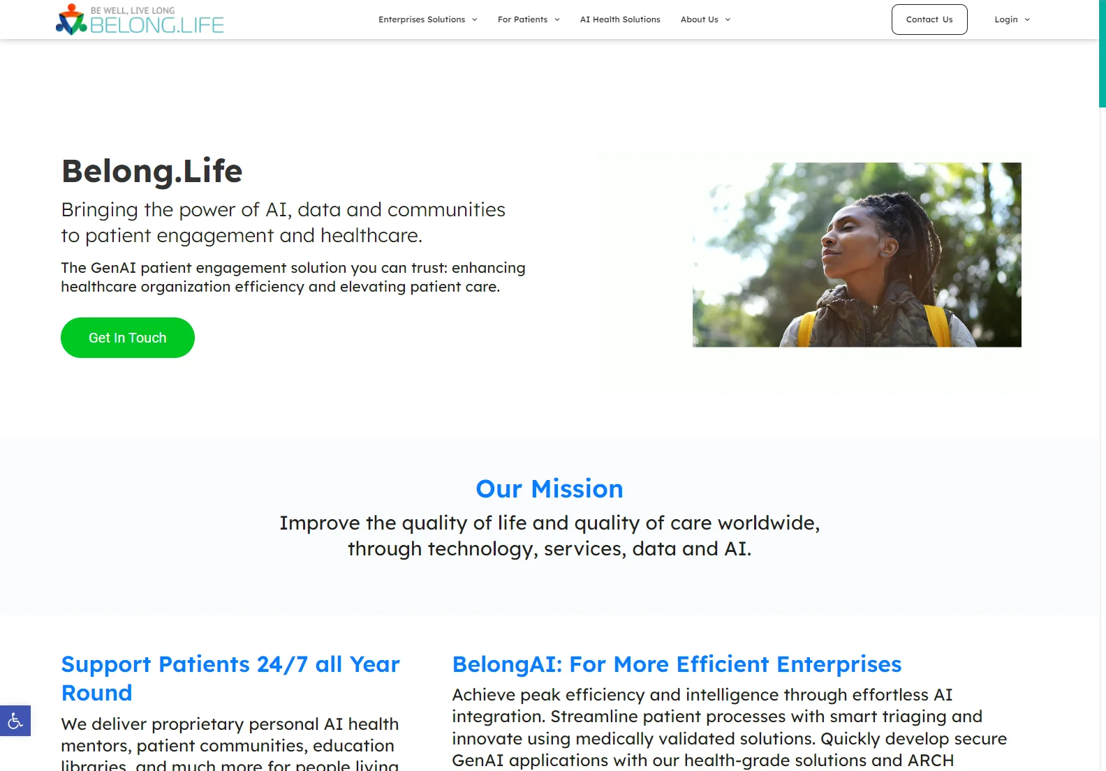 Belong.Life: Empowering Patient Engagement with AI in Healthcare