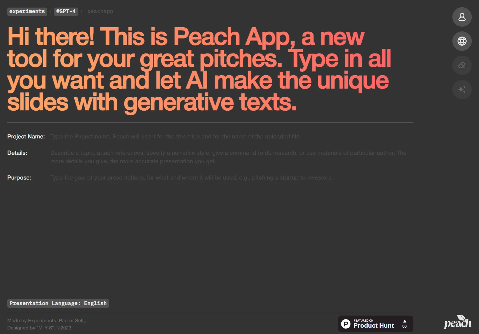 Peach App: Unleashing AI-Powered Presentations