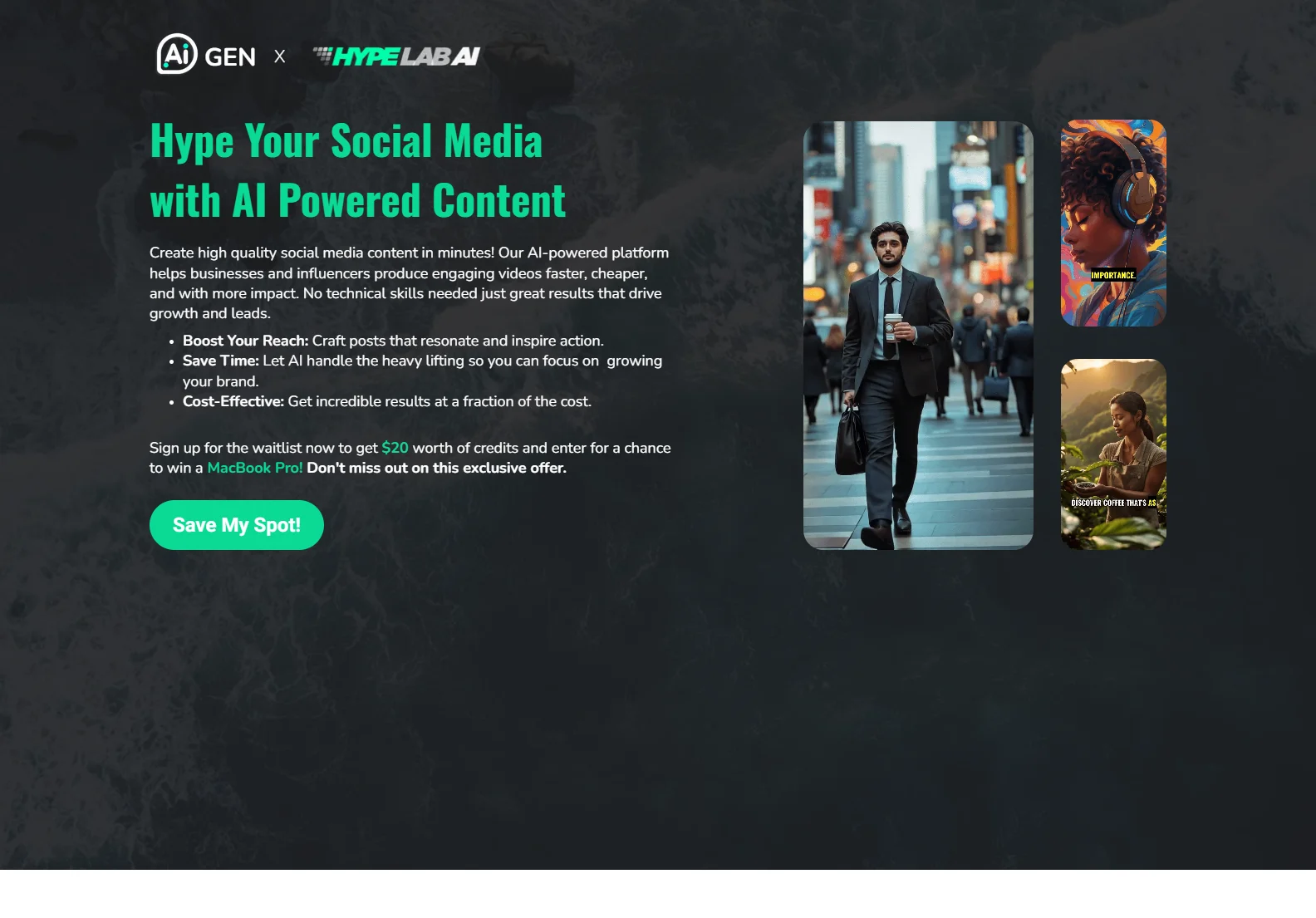 Hype Your Social Media: AI-Powered Content Creation for Growth