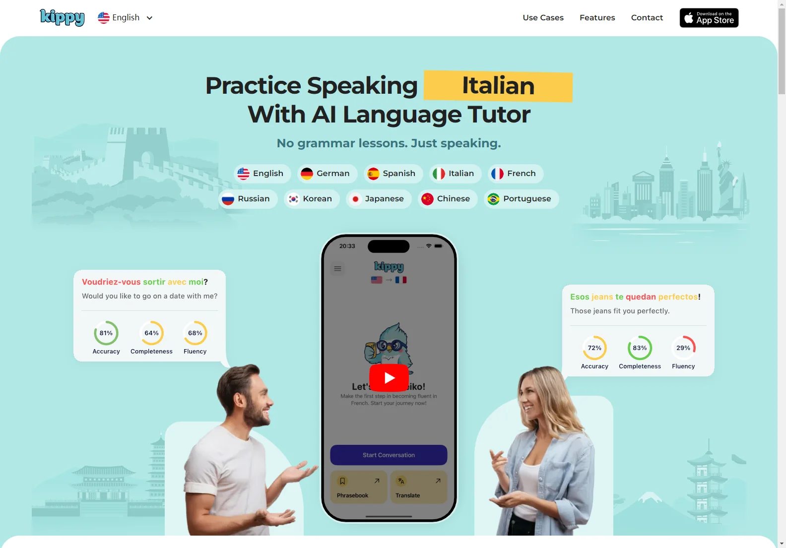 Enhance Your Speaking Skills with Kippy - The AI Language Tutor