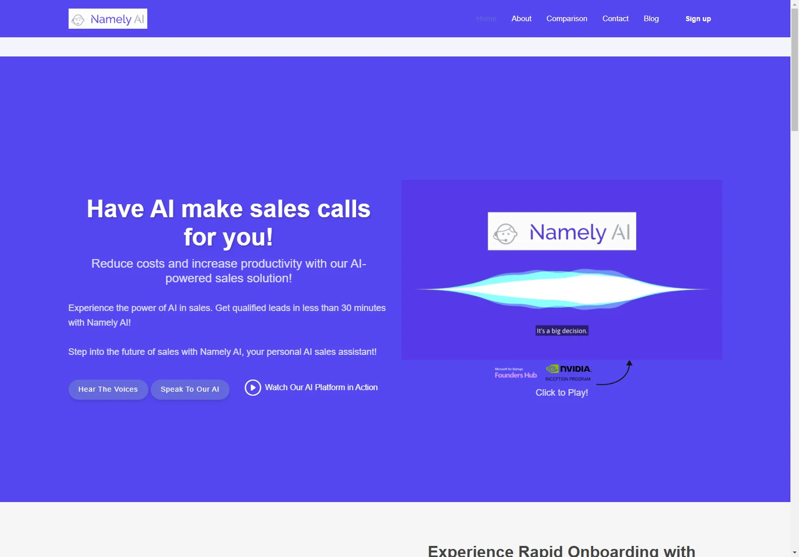 Namely AI: Unleashing the Power of AI in Sales