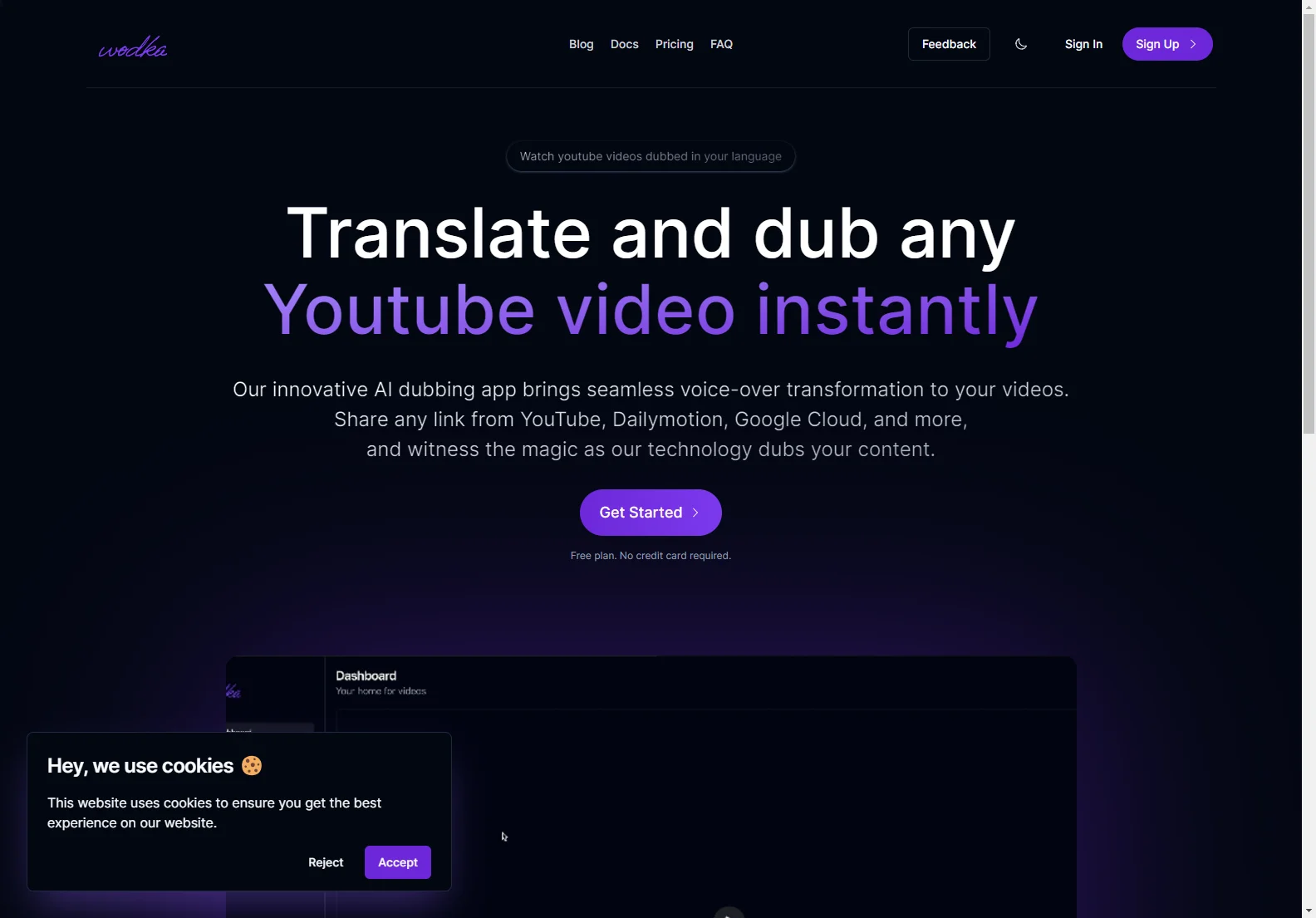 Wodka.ai: Transform YouTube Videos with AI Dubbing