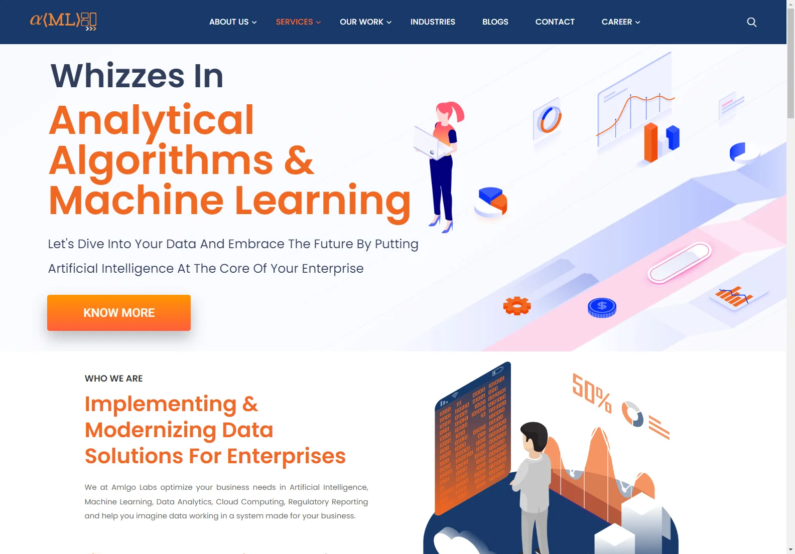 Amlgo Labs: Optimizing Business Needs with AI & Data Analytics