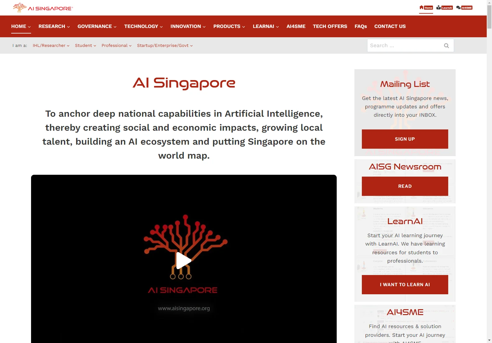 AI Singapore: Driving AI Innovation for Social & Economic Impact