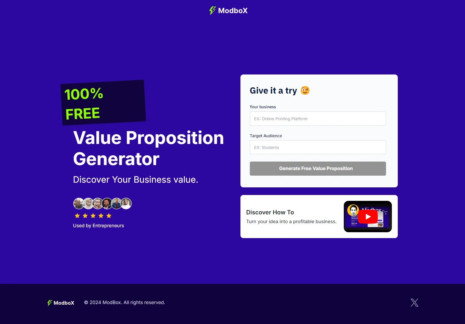 Value Proposition Generator: Unlock Business Success