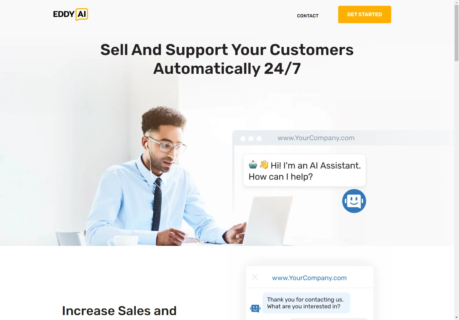 Eddy AI - Automating Sales and Support with AI