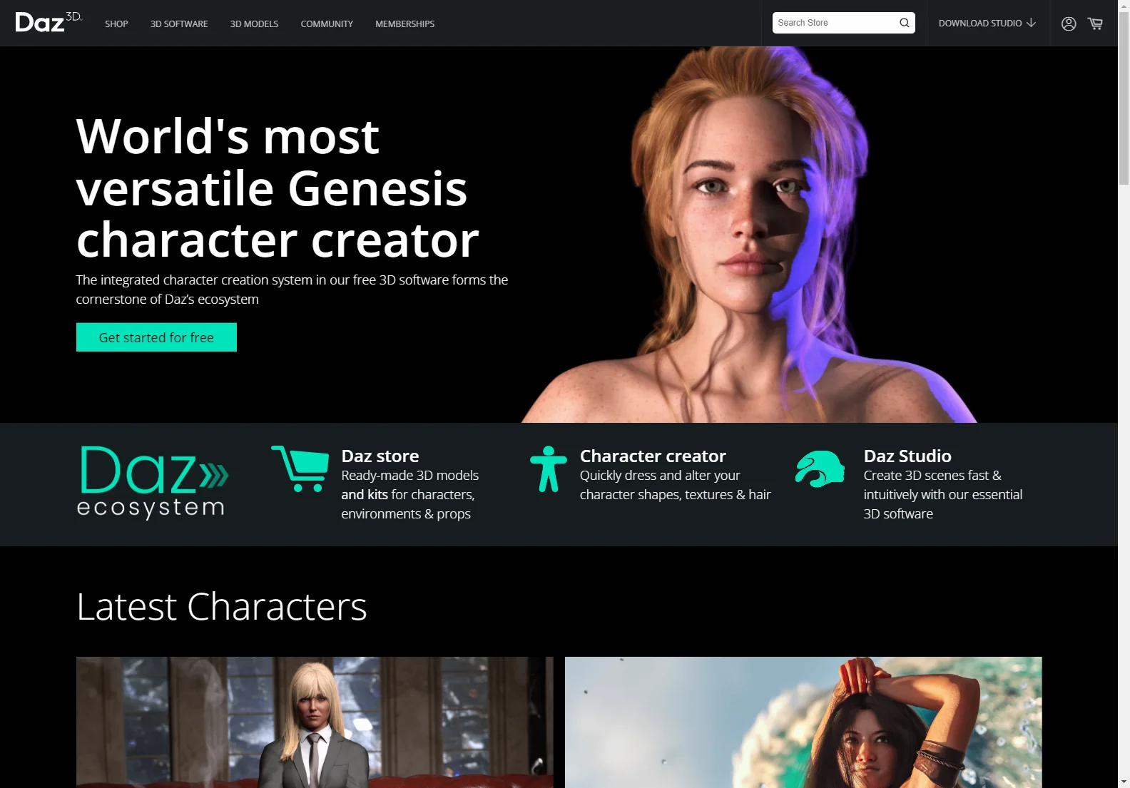 Daz 3D: Unleashing Creativity with 3D Models & Software