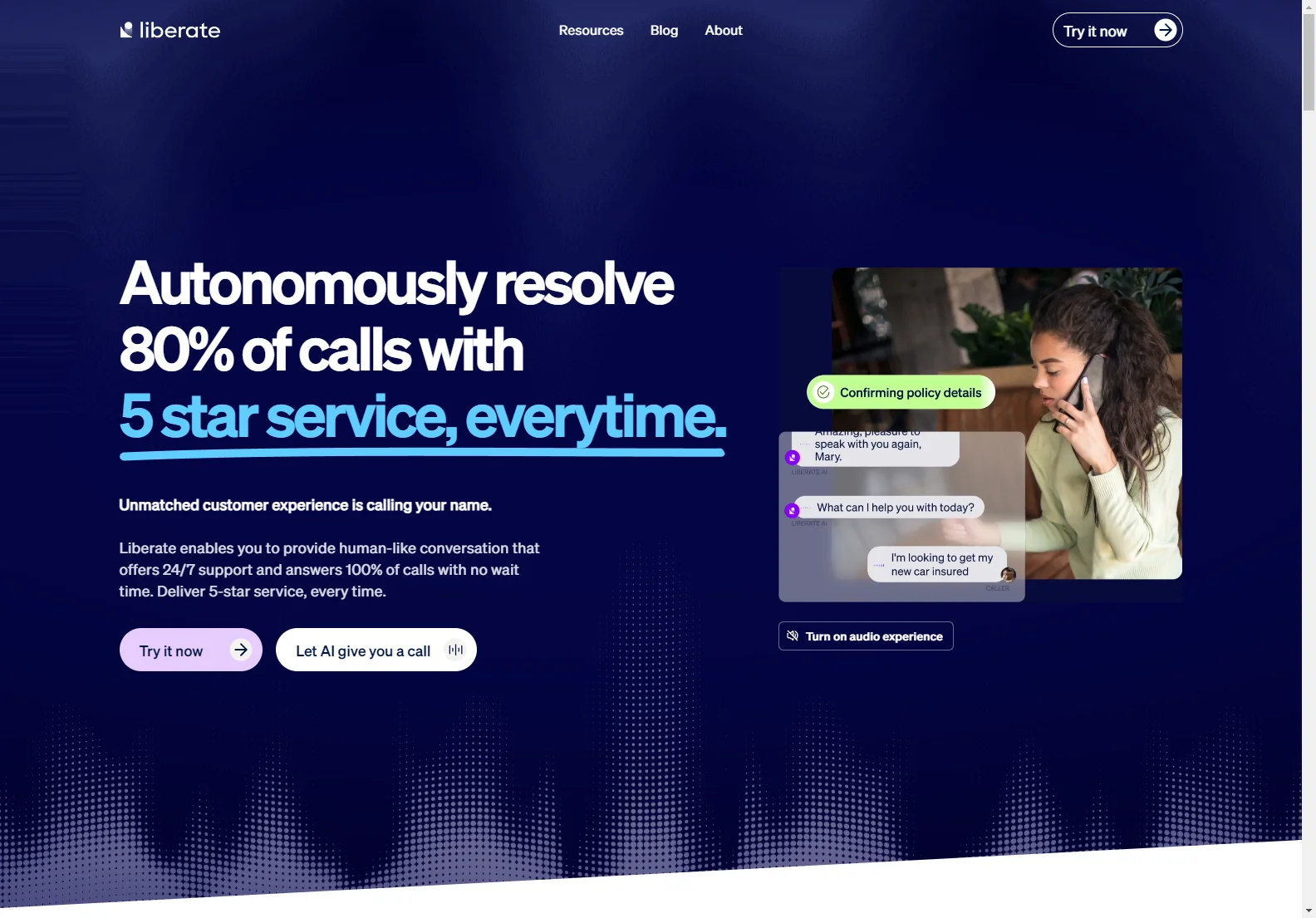 Liberate Voice AI: Transforming Customer Service