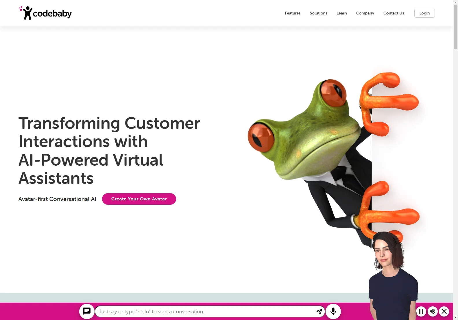 CodeBaby: Transforming Customer Experiences with AI Avatars