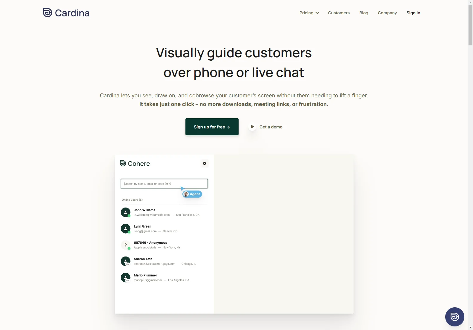 Cardina: Visually Guide Customers & Boost Support with AI