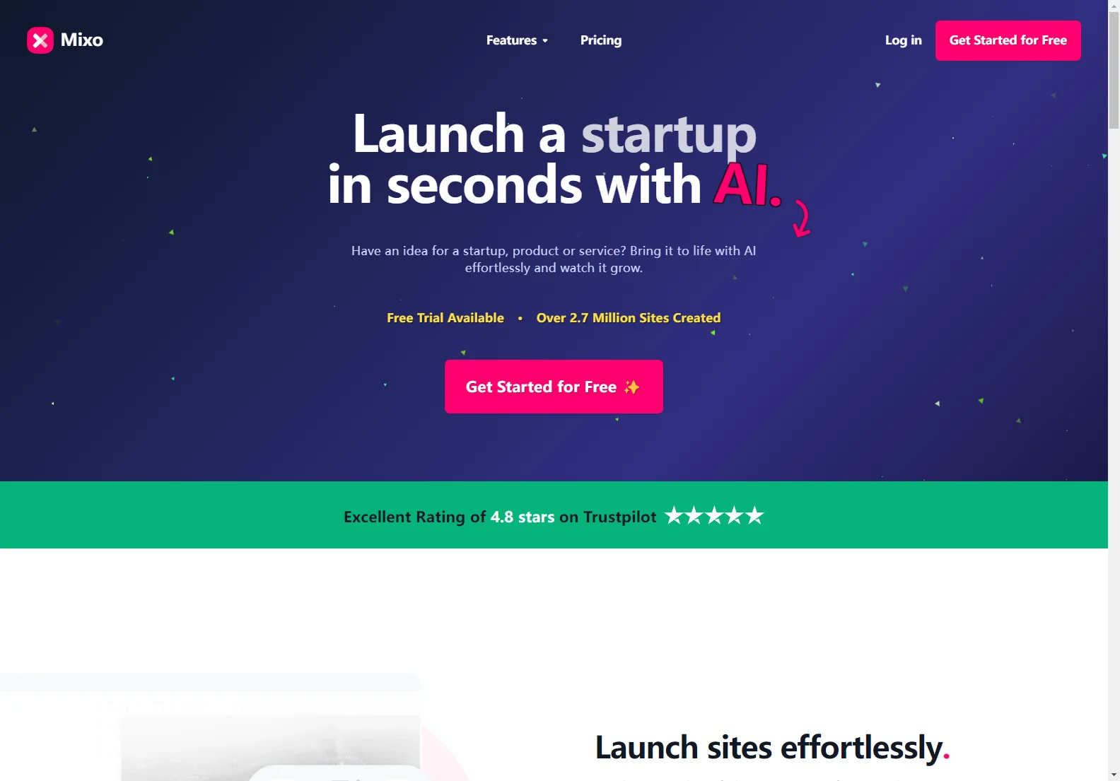 Mixo: Launch Your Business Online in Seconds with AI