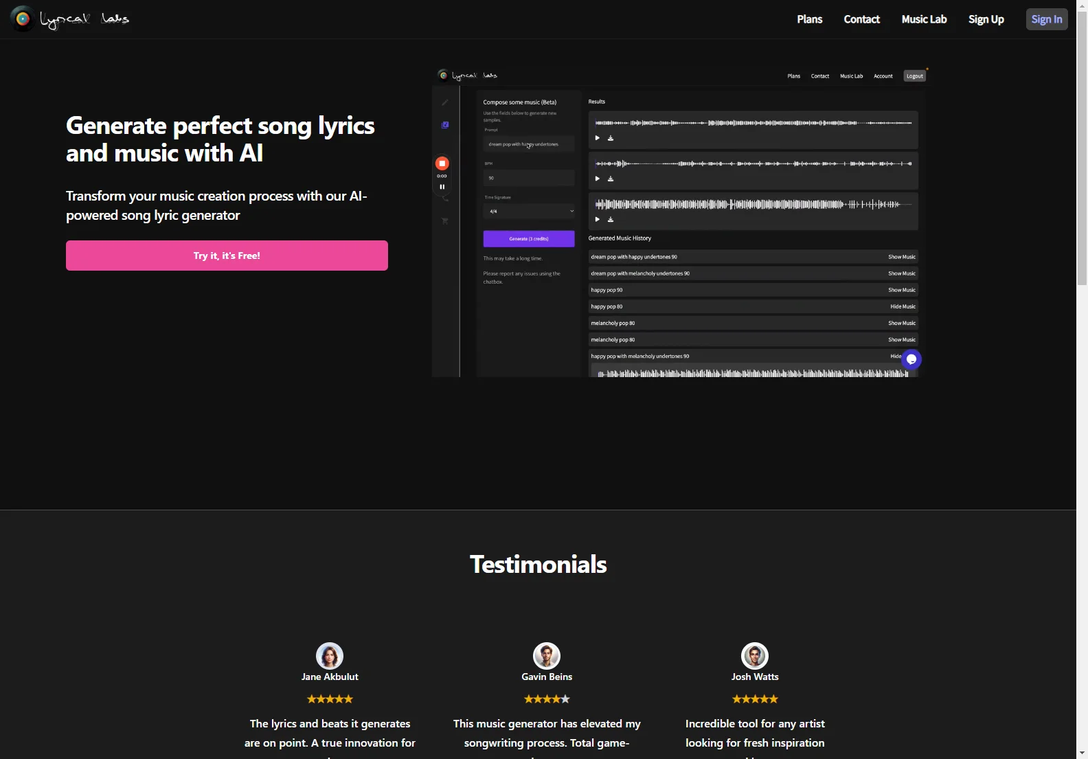 Lyrical Labs: Your AI-Powered Songwriting Companion for Endless Inspiration