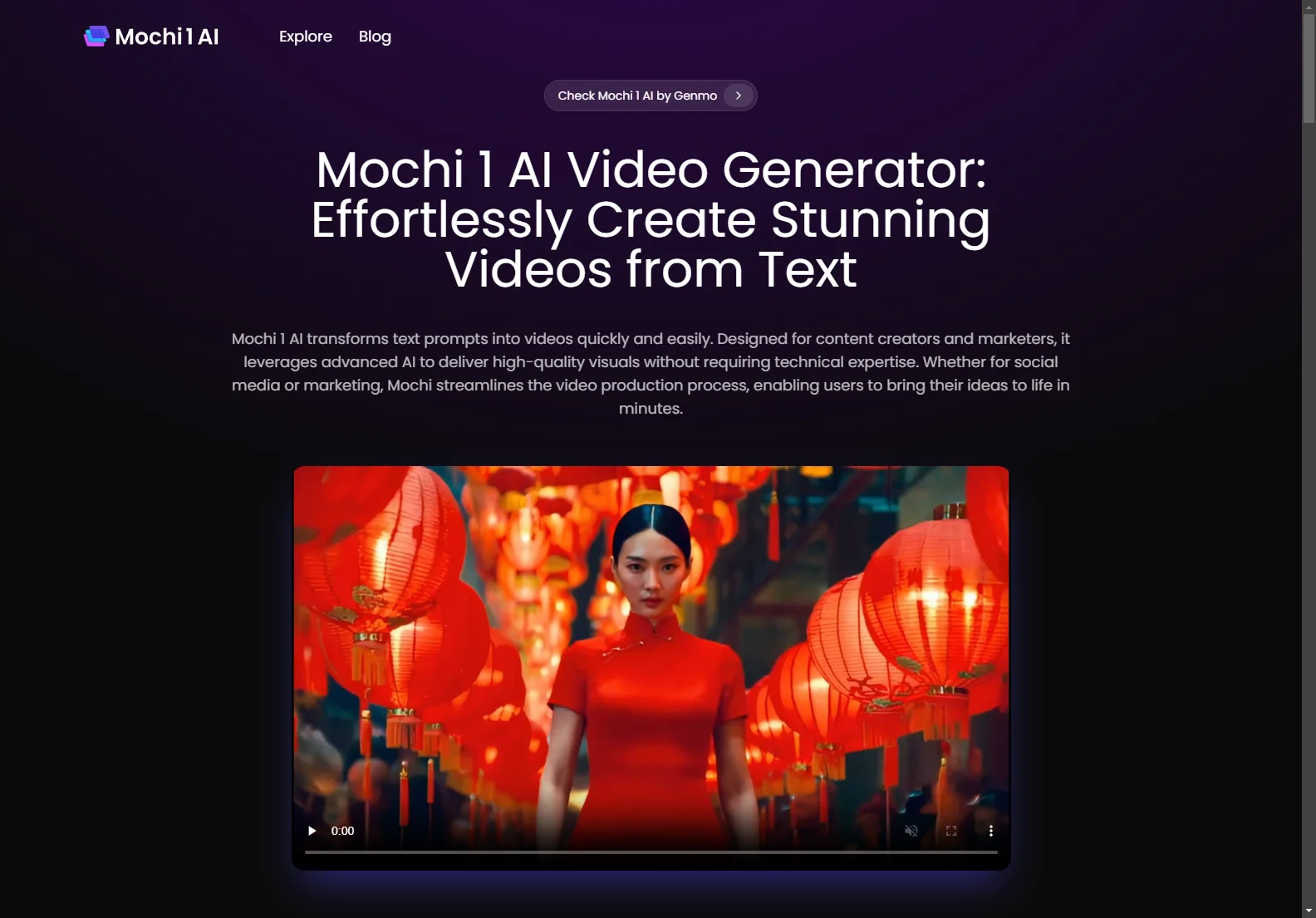 Mochi 1 AI: Transform Text into Stunning Videos